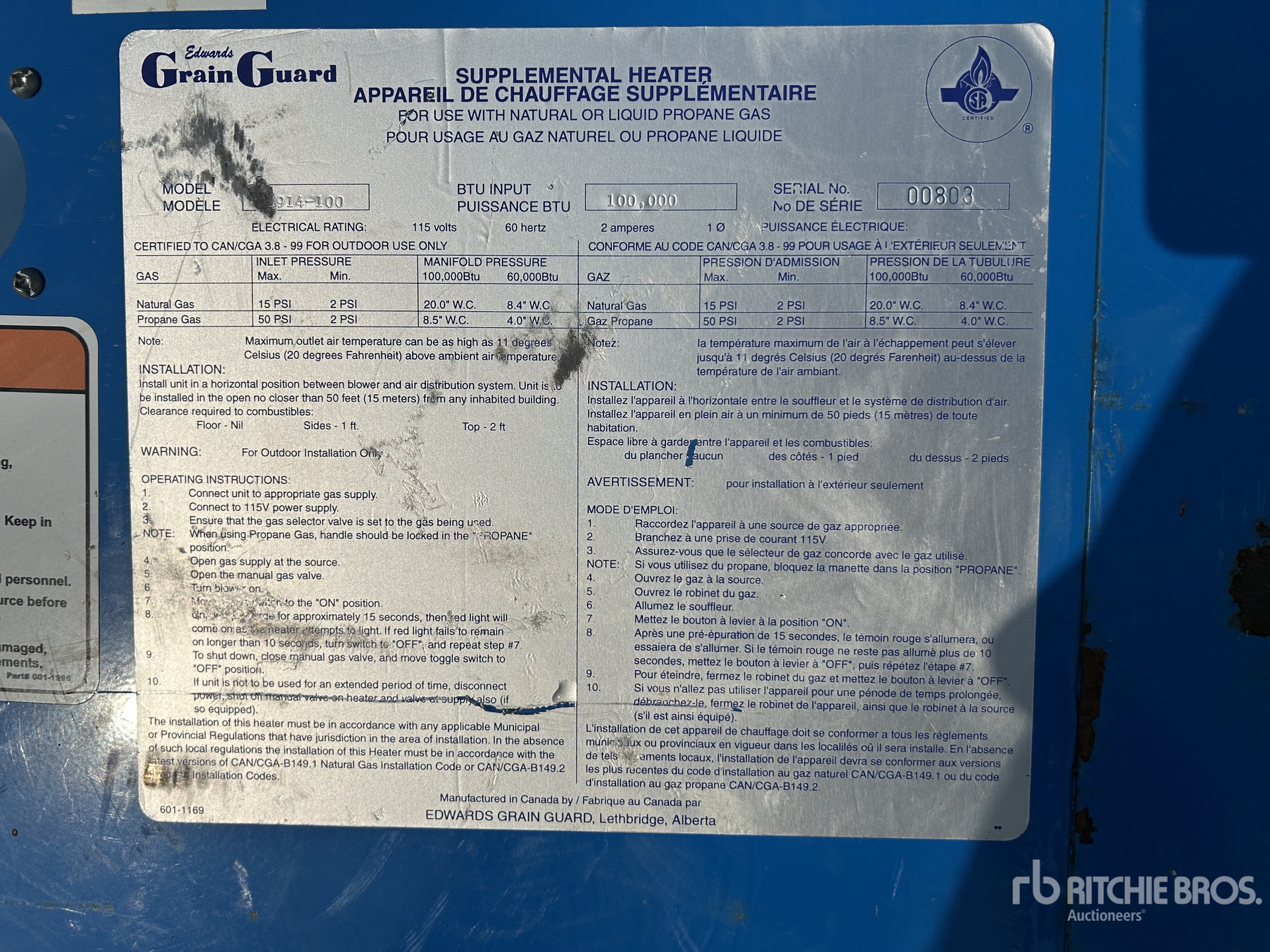 Edwards Grain Guard GC914-100