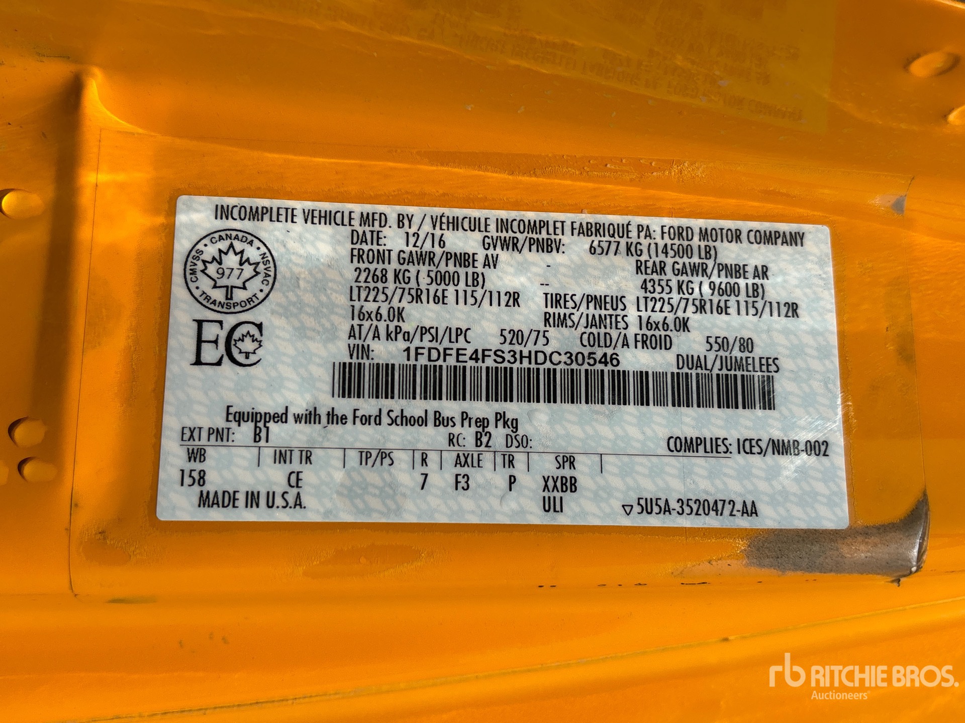 2017 Ford E-450