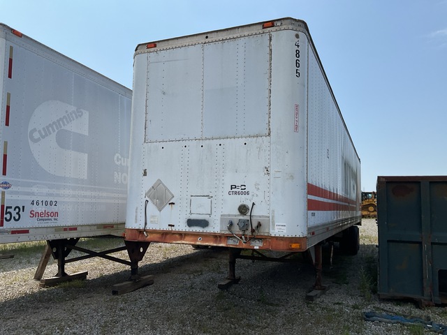 1992 Trailmobile 48 ft x 102 in T/A Van Trailer