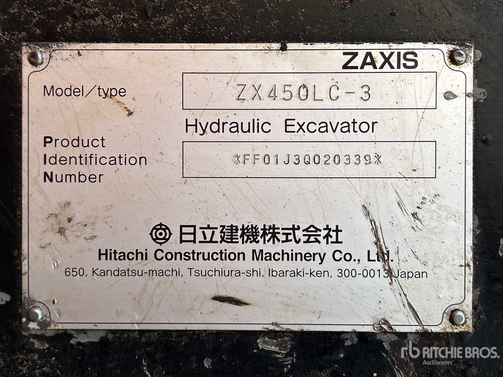 2006 Hitachi ZX450LC-3
