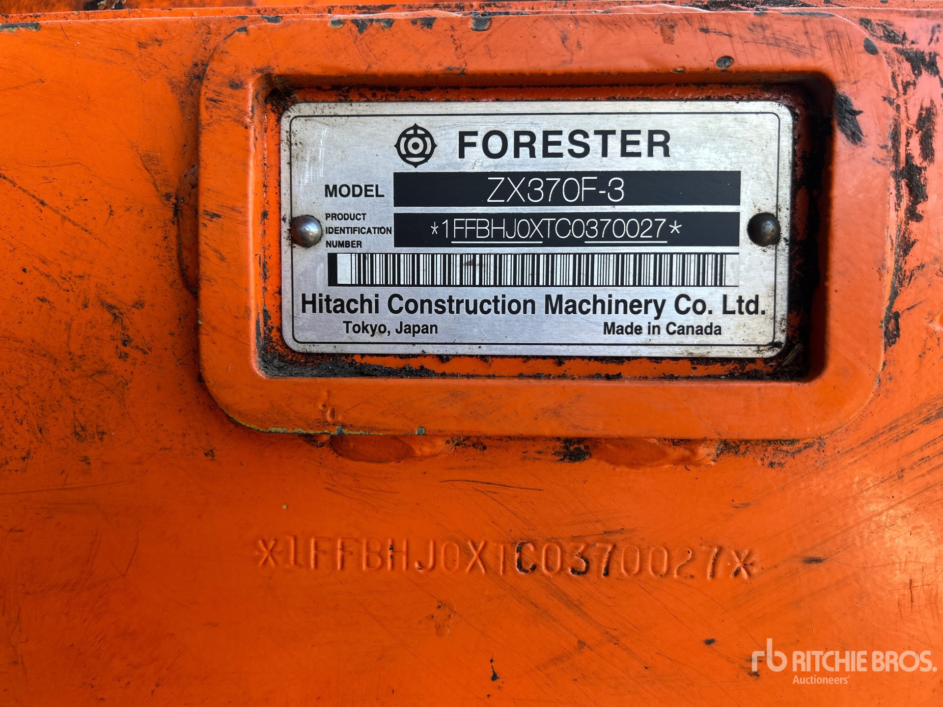 2012 Hitachi ZX370F-3