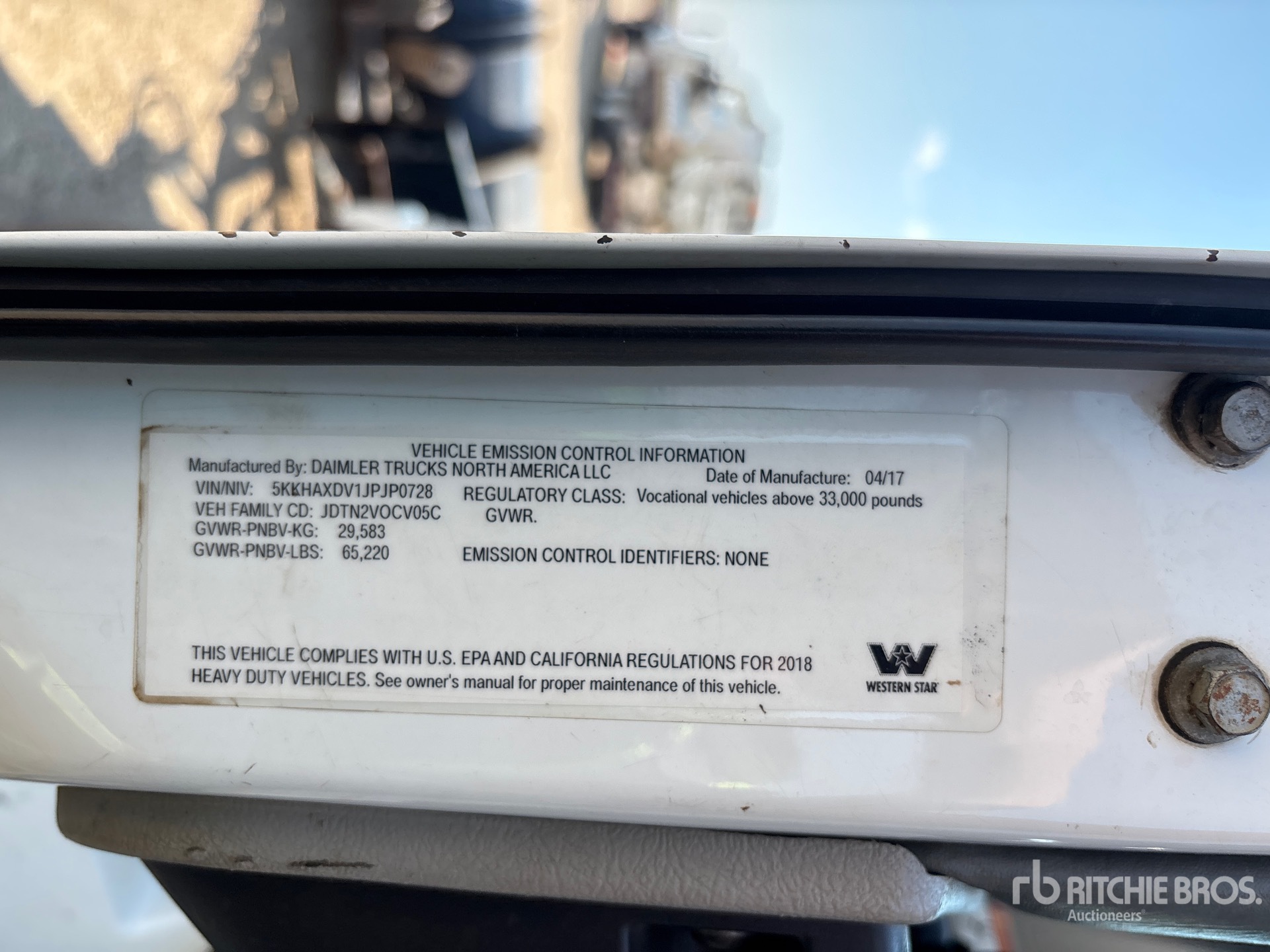 2018 Western Star 4700SB