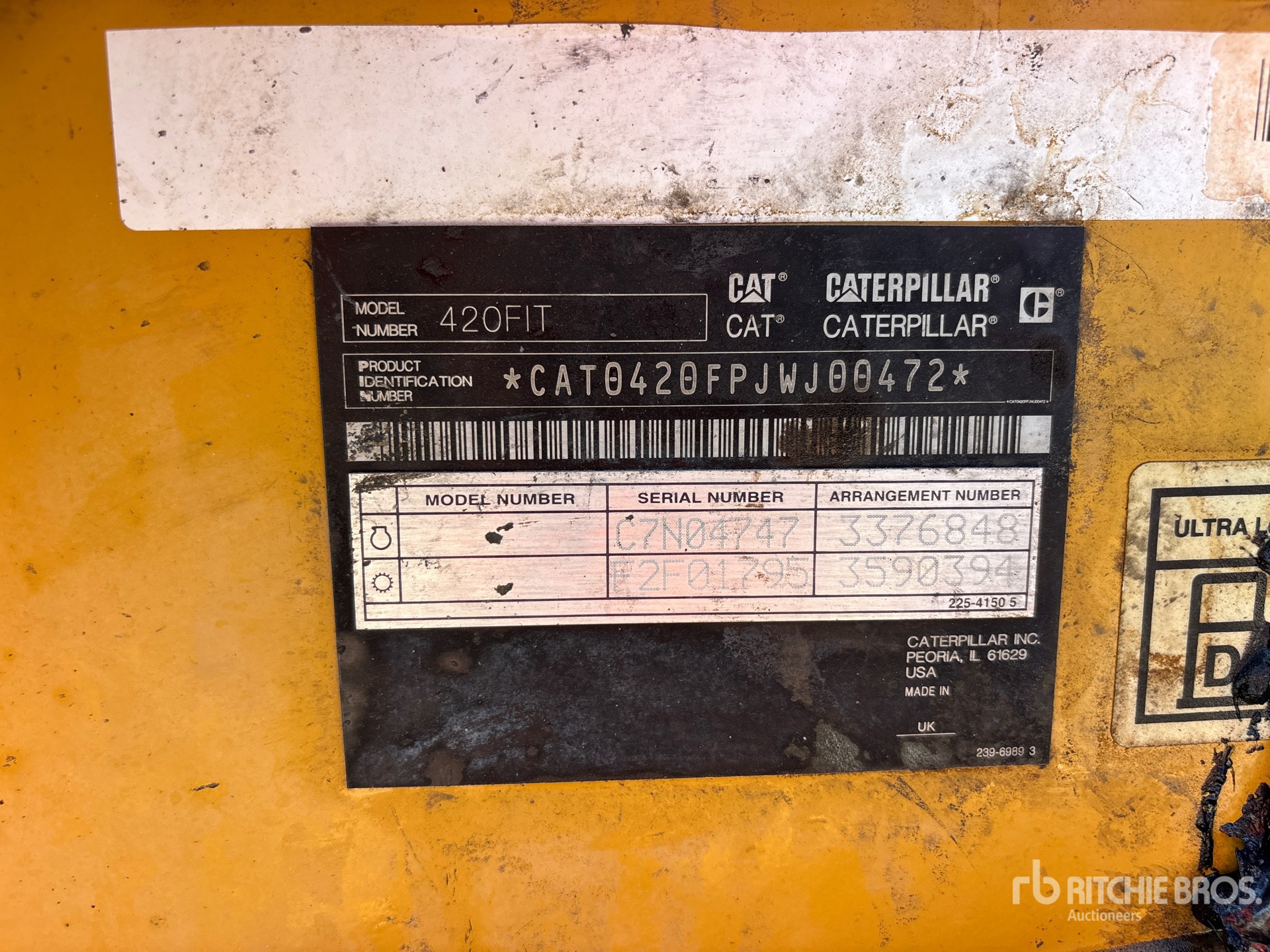 2012 Caterpillar 420F IT