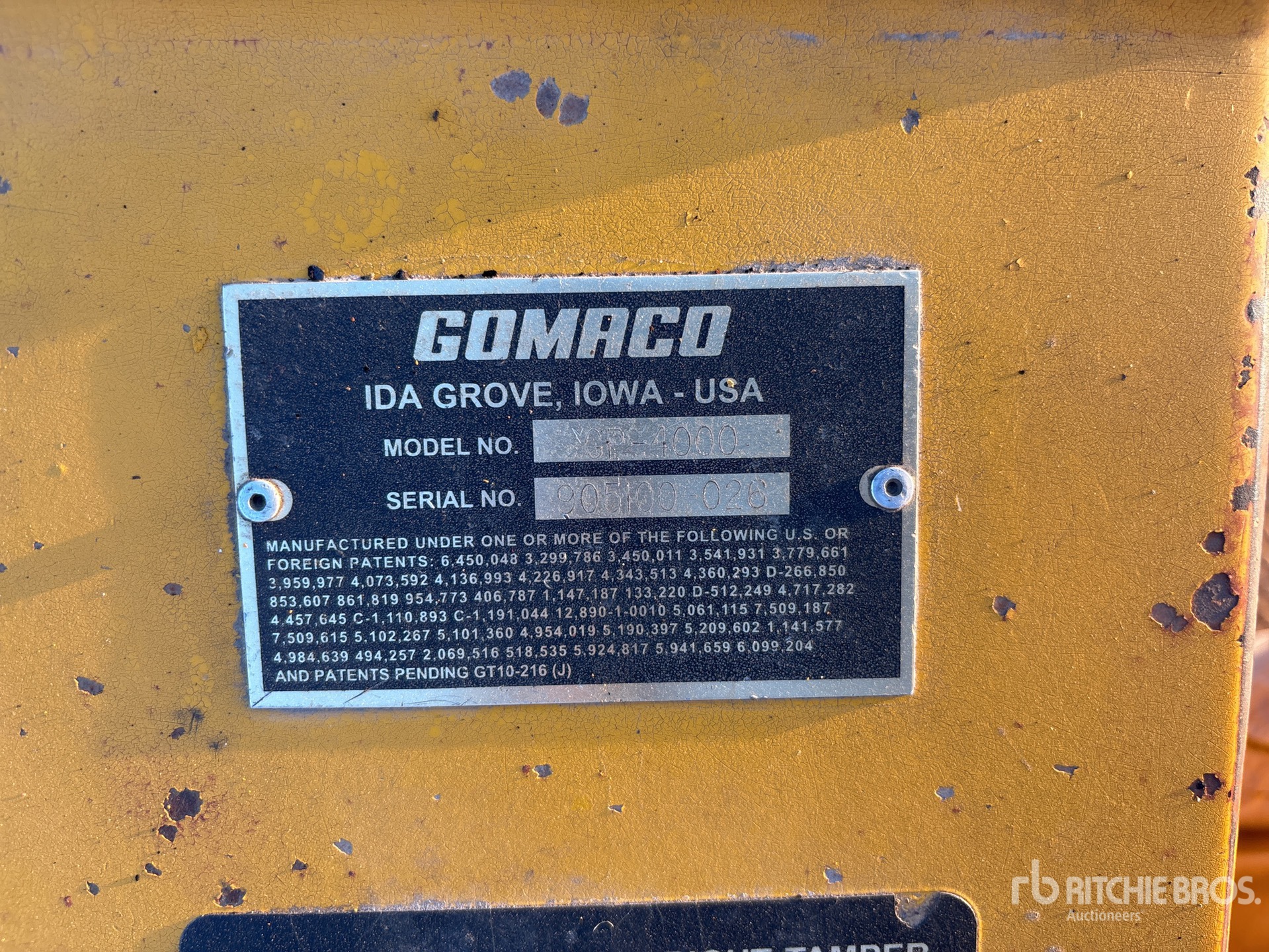 2003 Gomaco GP-4000