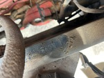 General Appearance with Frame Stamp Serial Number/VIN Photo