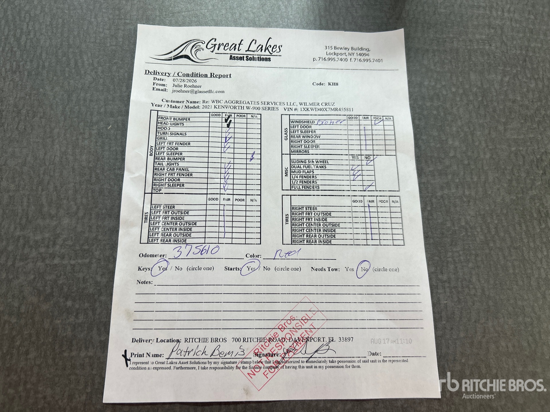 2021 Kenworth W900