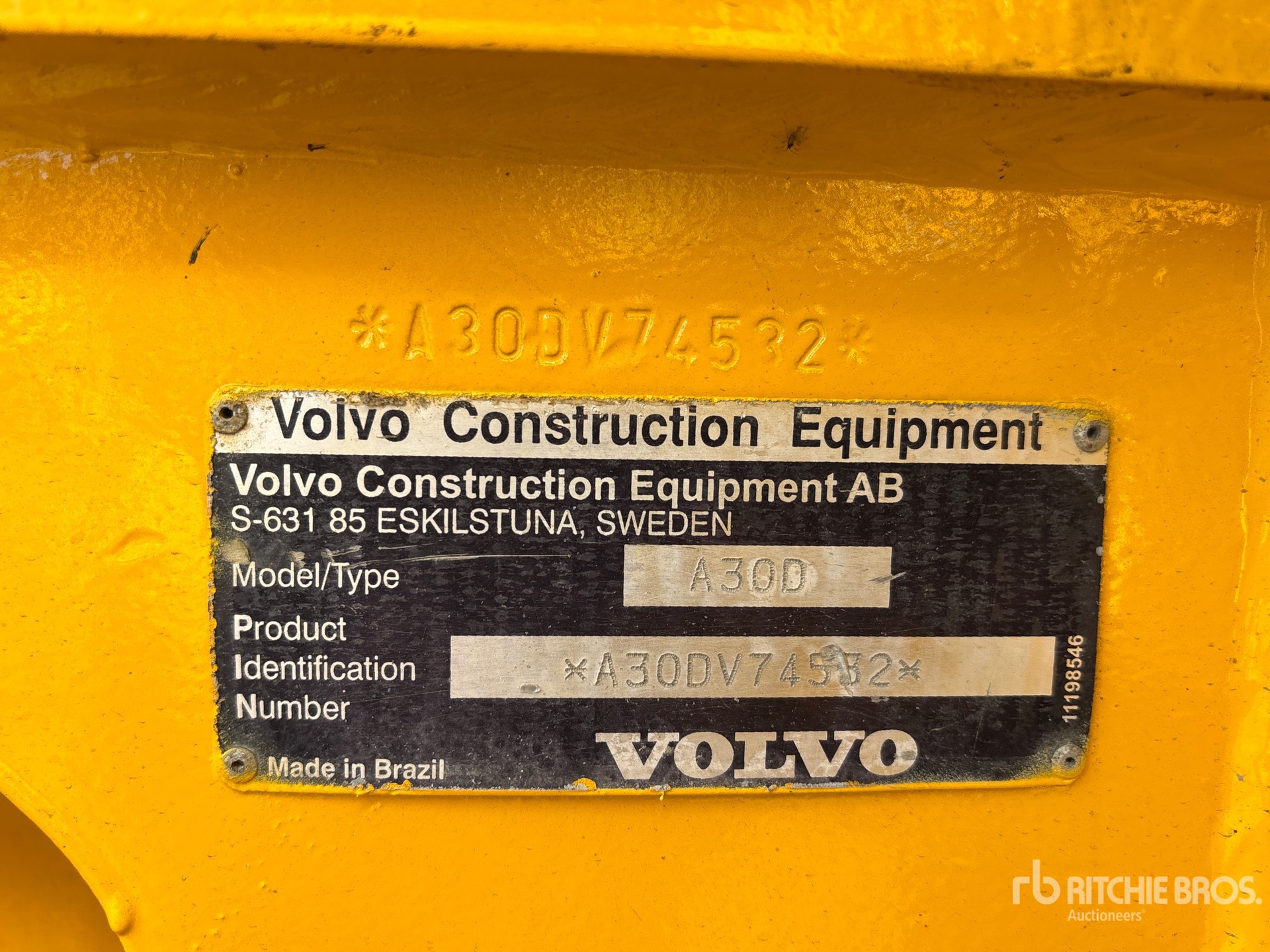 2007 Volvo A30D
