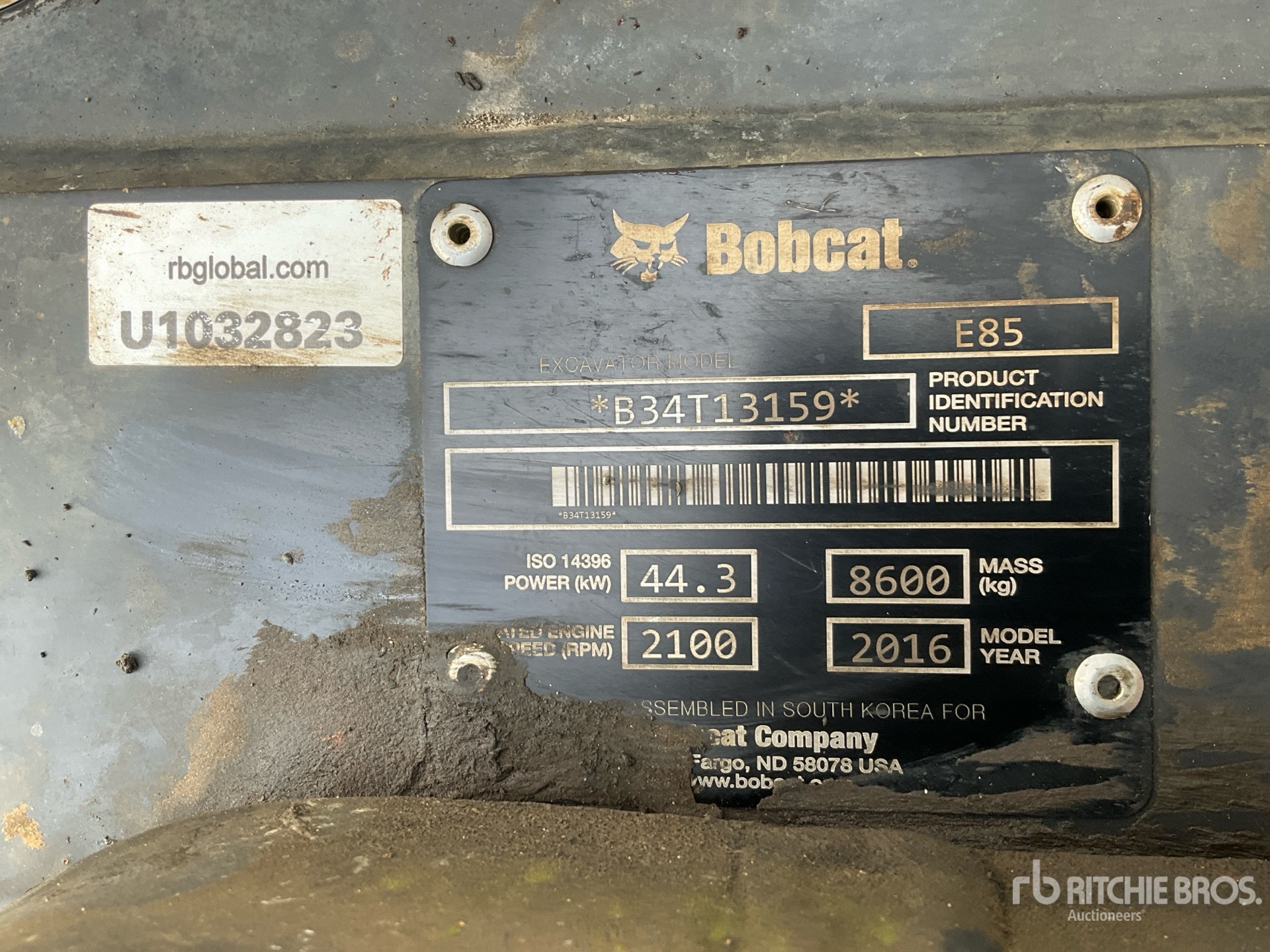 2016 Bobcat E85