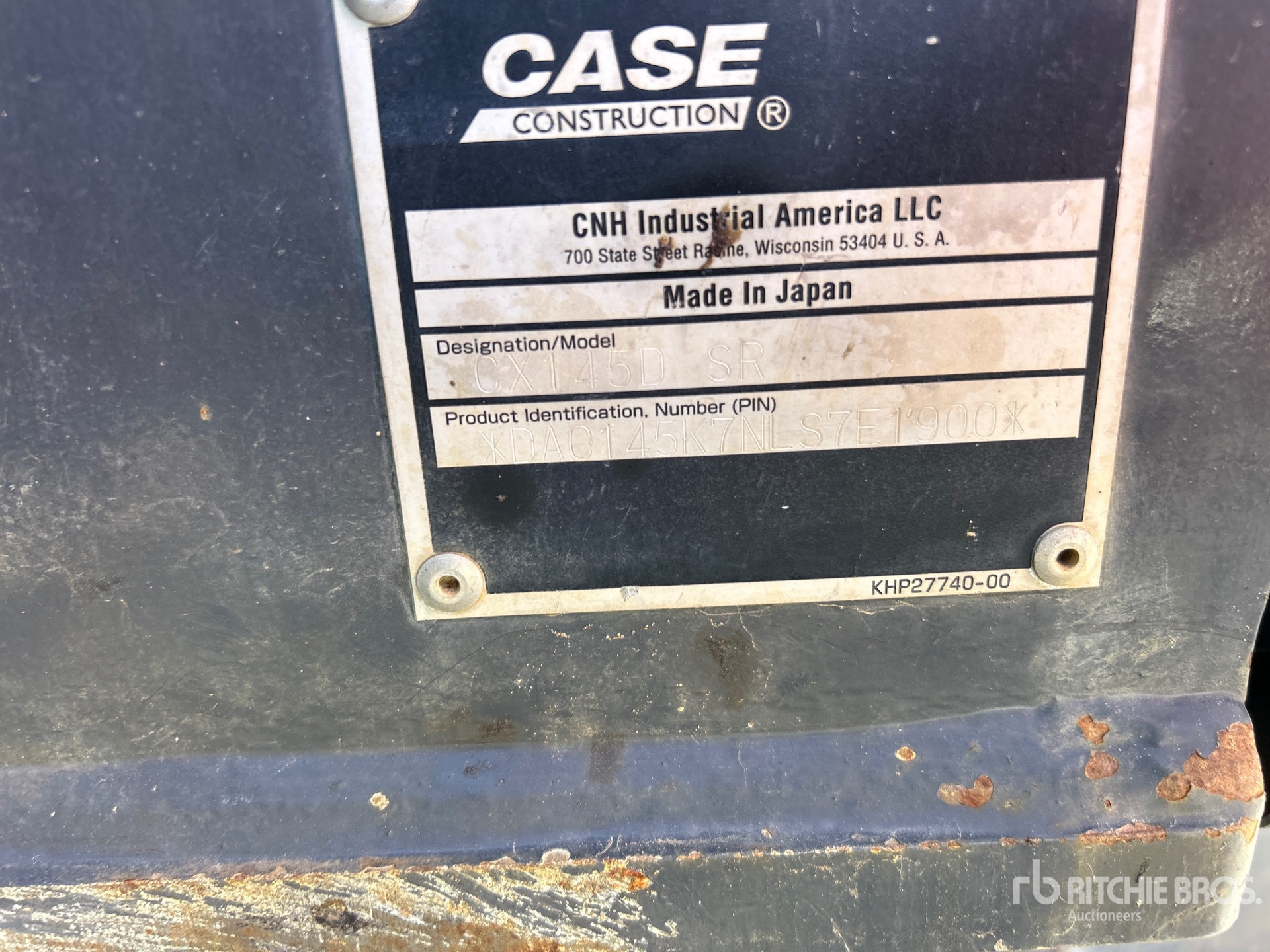 2020 Case CX145DSR