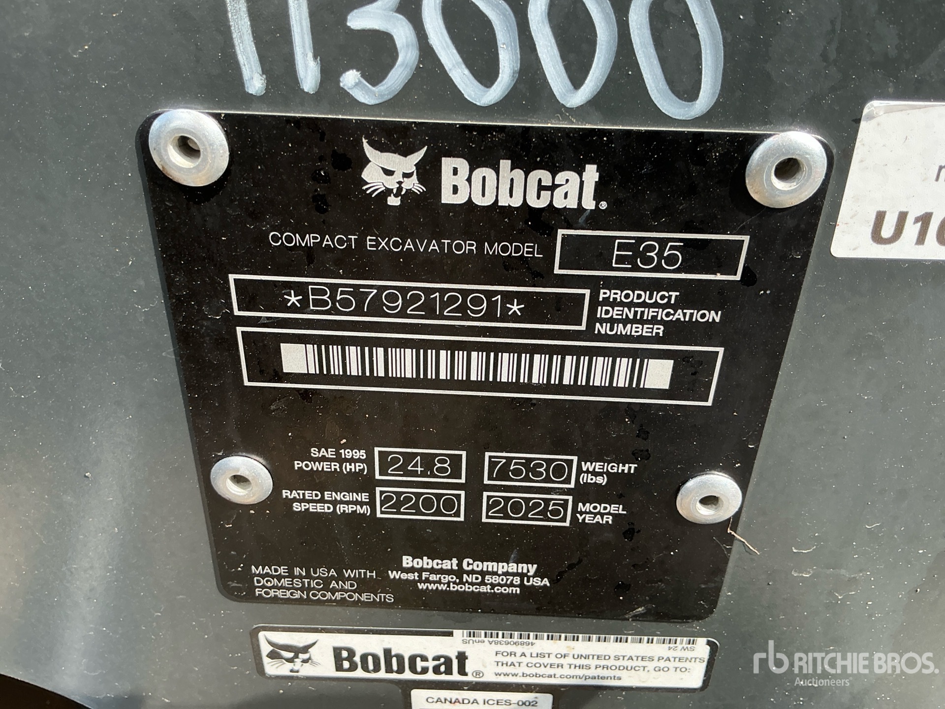 Photo of a 2025 Bobcat E35