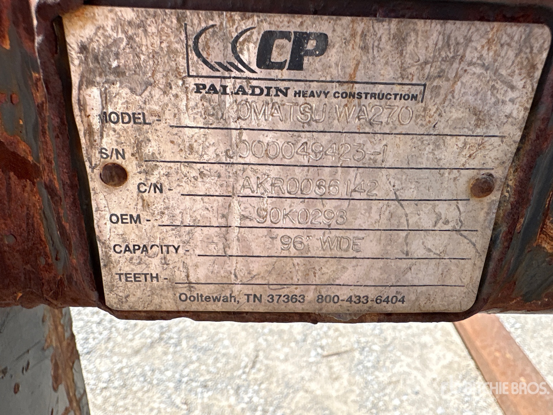 Komatsu JRB60X96QTACH
