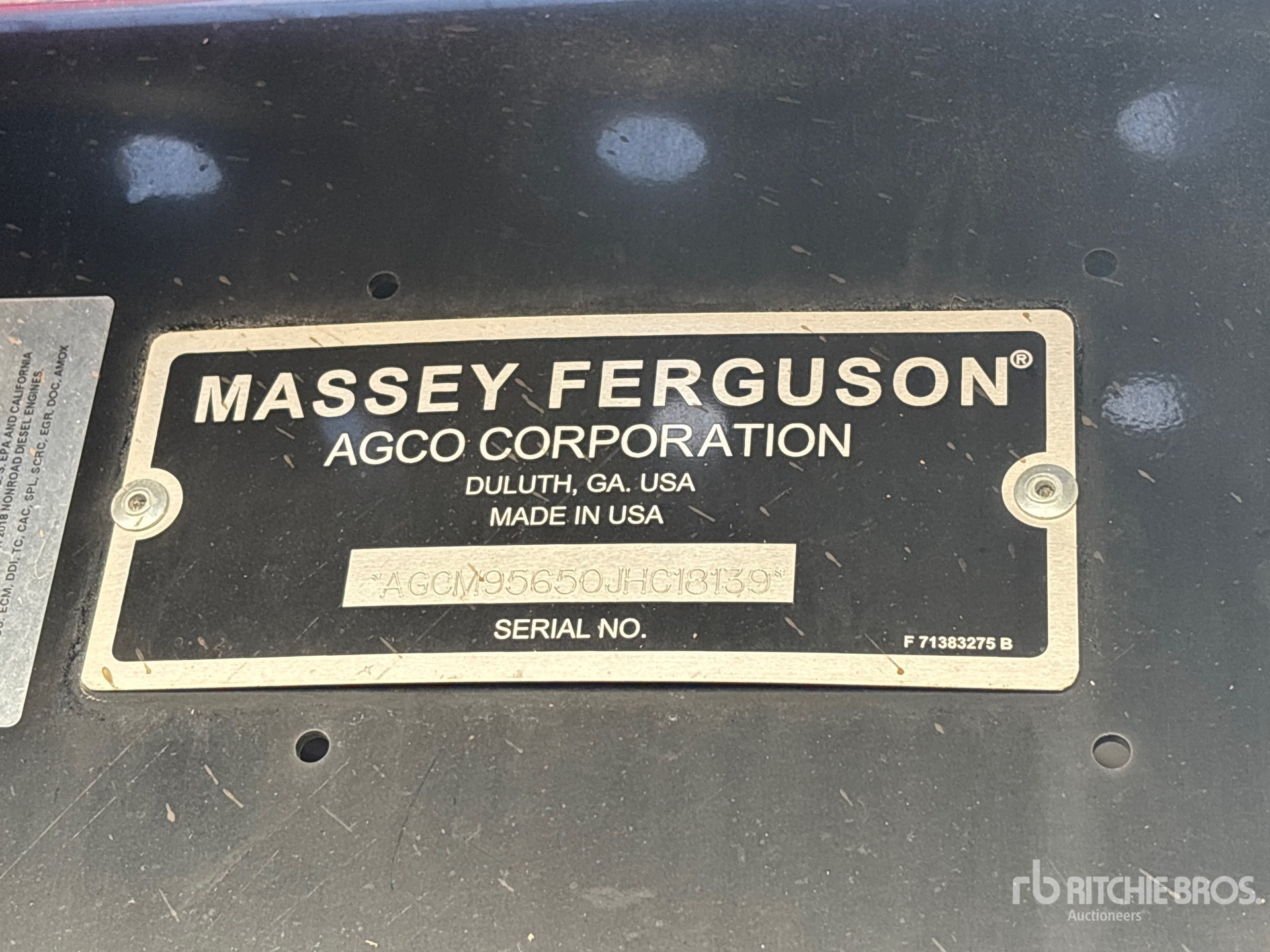 2019 Massey Ferguson 9565