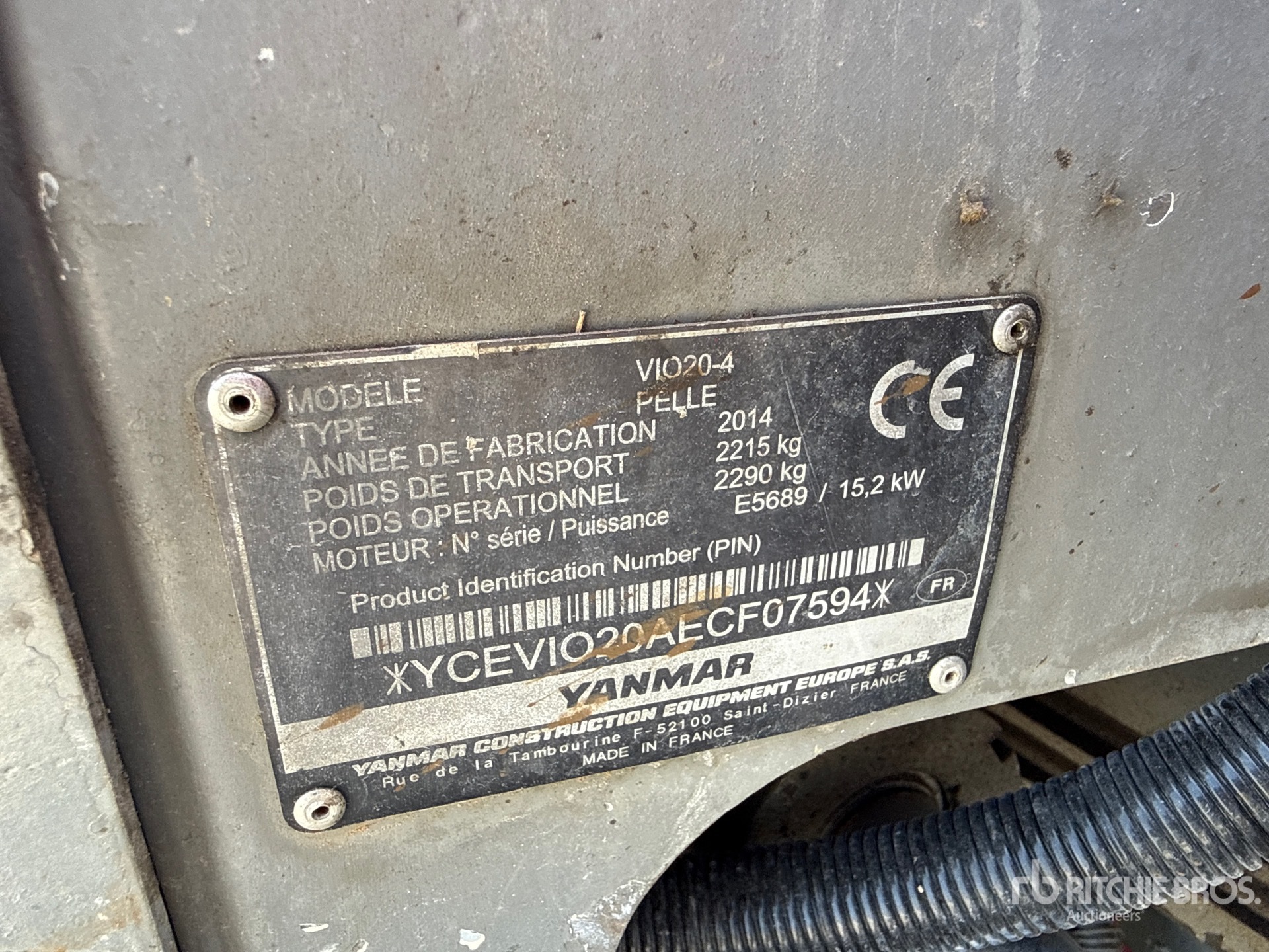 2014 Yanmar VIO20-4