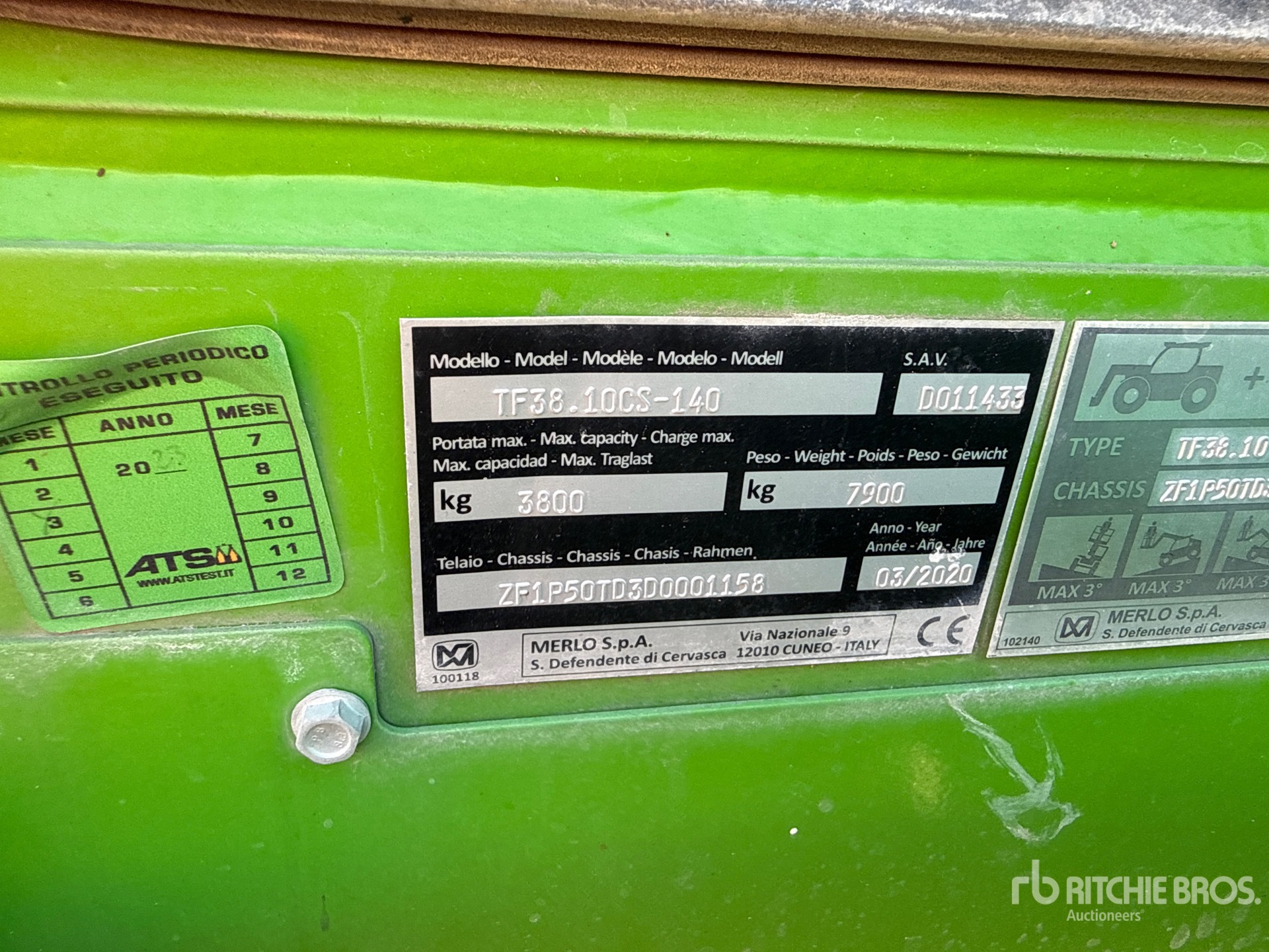 2020 Merlo TF38.10CS-140