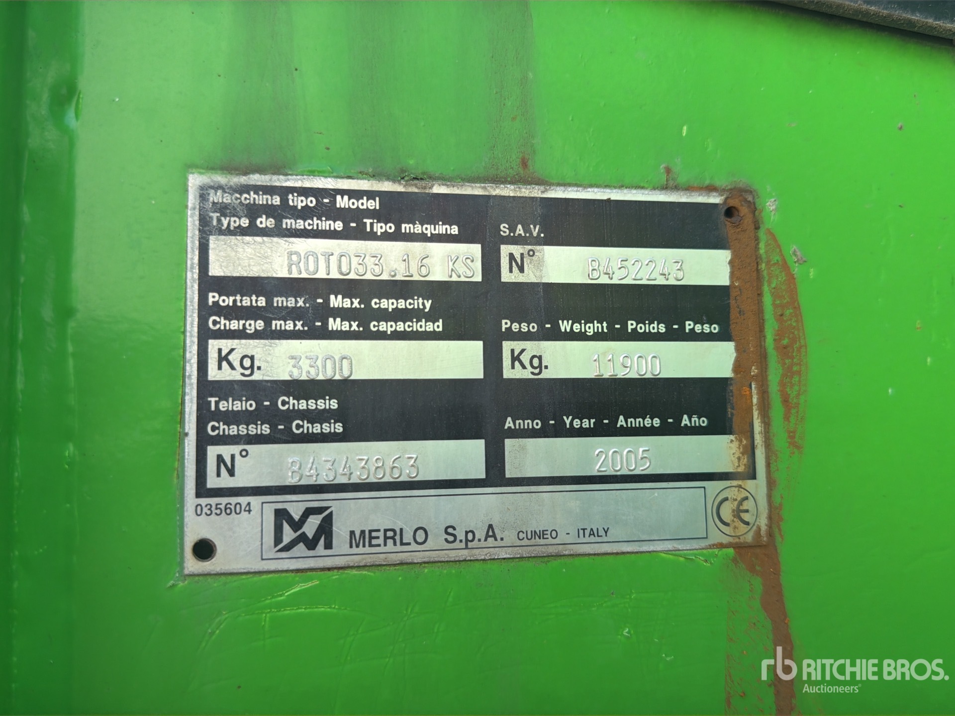 2005 Merlo ROTO 33.16KS