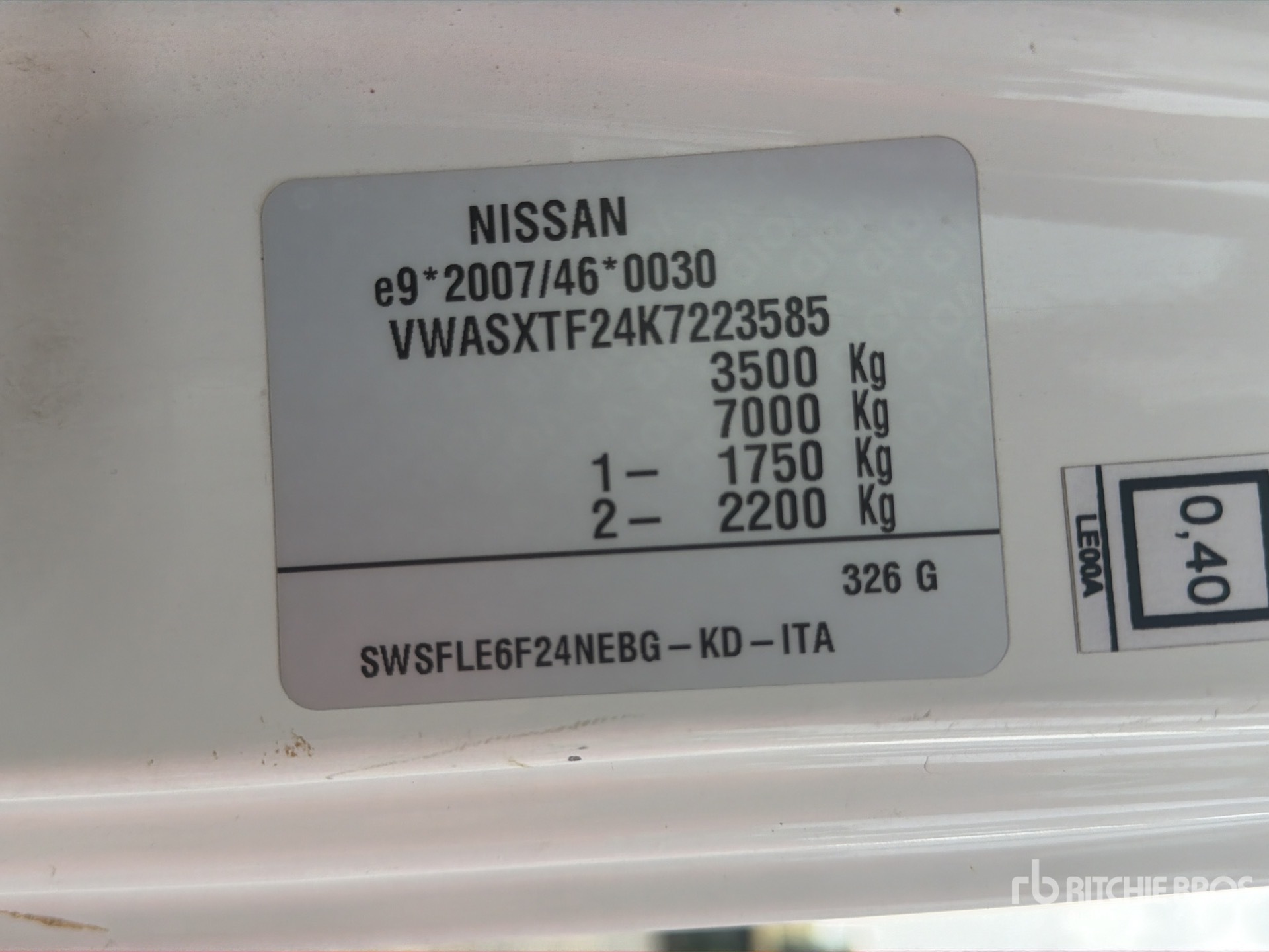 2019 Nissan NT400