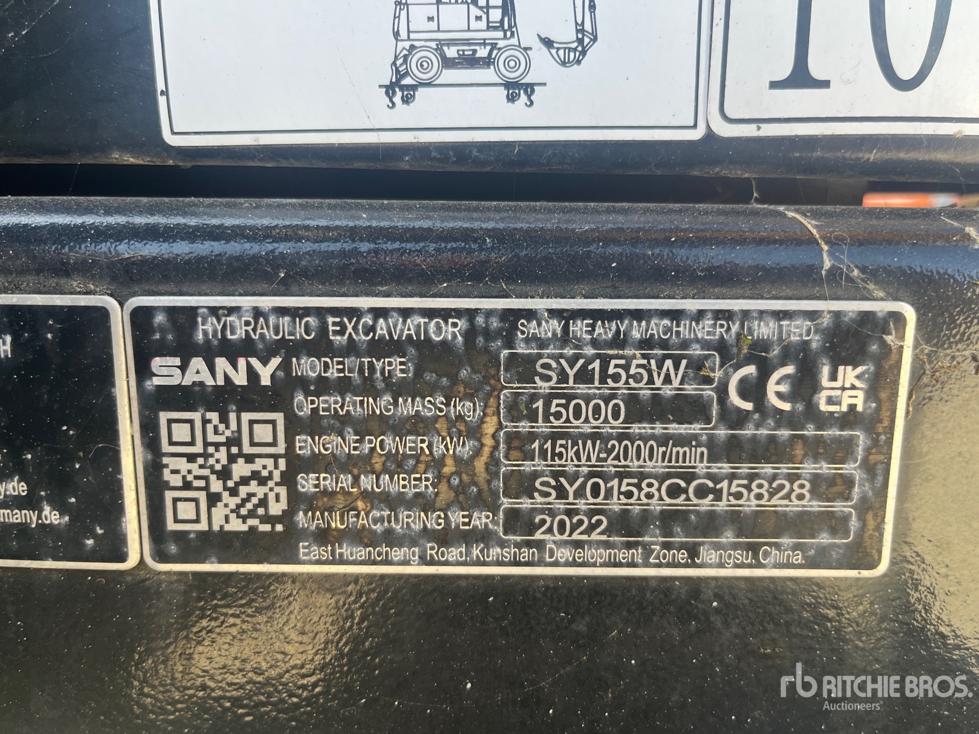 2022 Sany SY155W