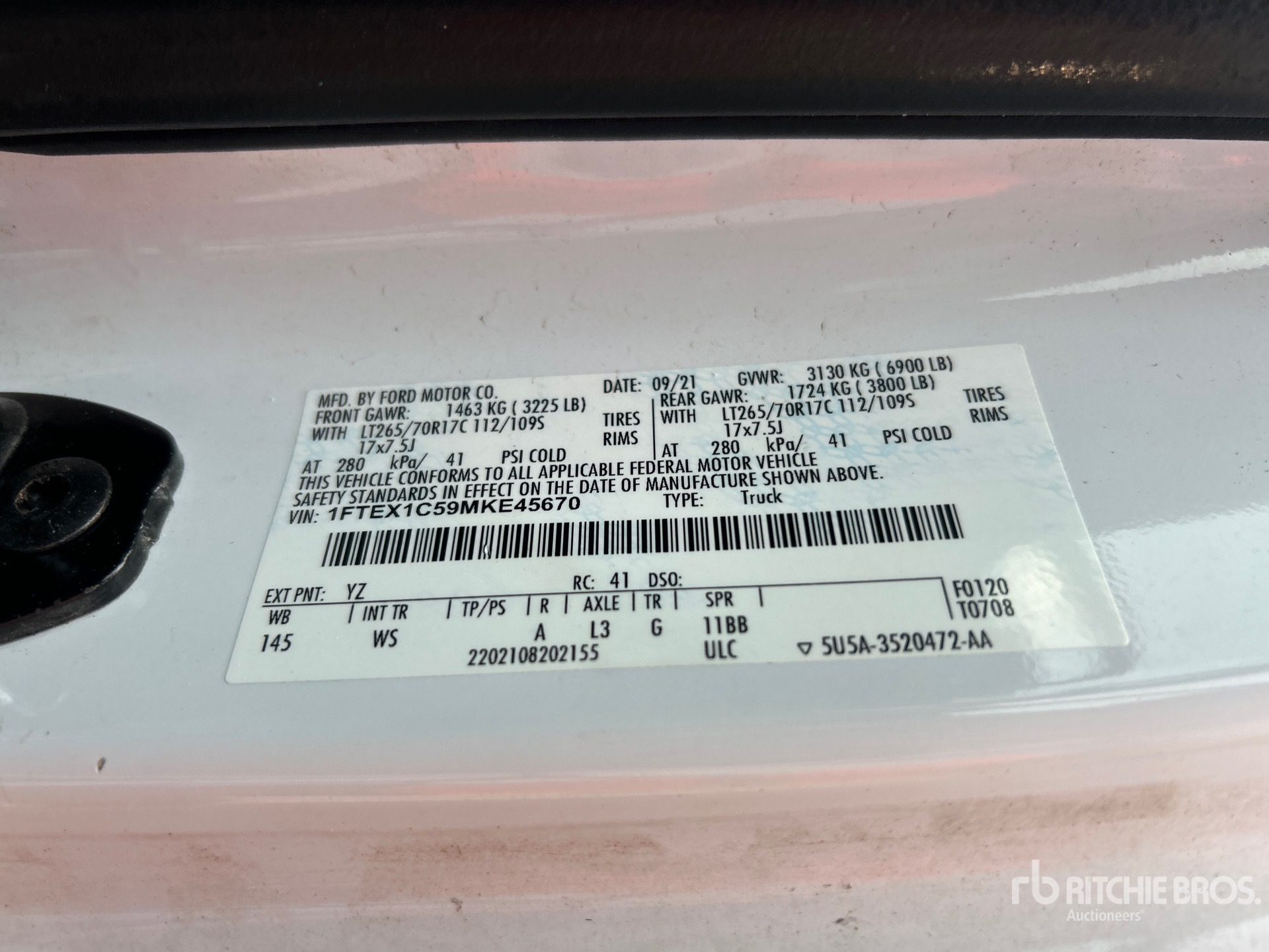 Photo of a 2021 Ford F-150