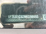 General Appearance with Frame Stamp Serial Number/VIN Photo