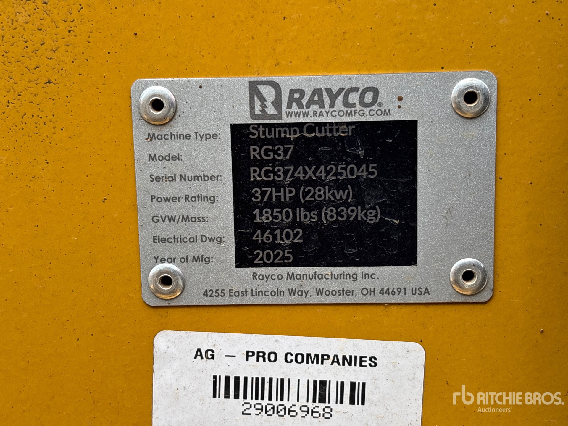 Rayco RG37