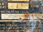 General Appearance with N.º de serie/VIN