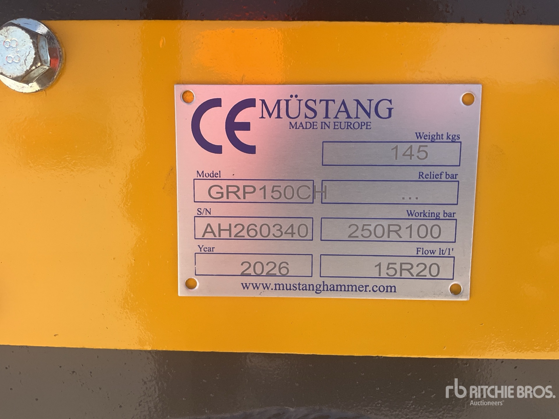 2026 Mustang GRP150 CH