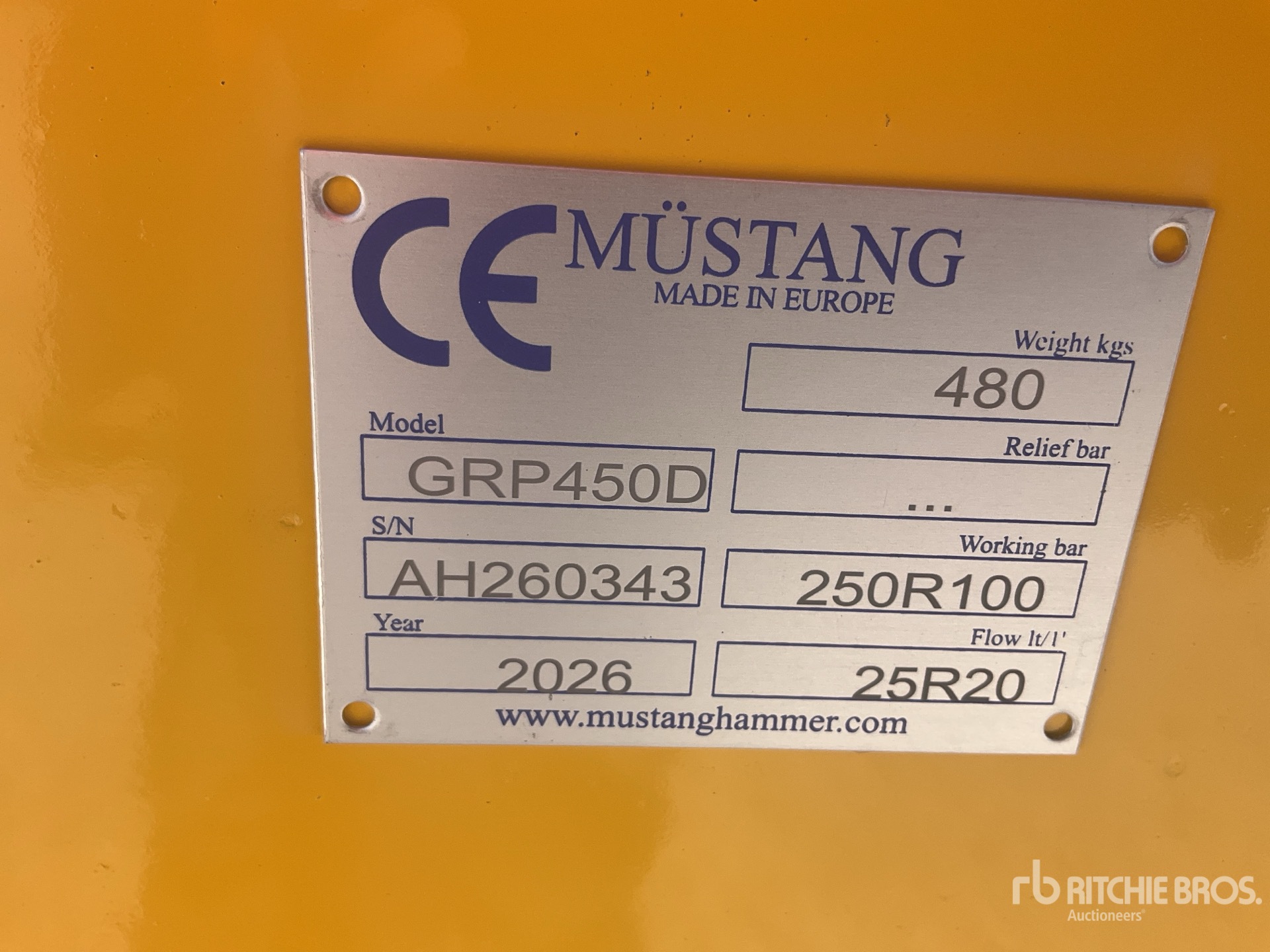 2026 Mustang GRP 450 D