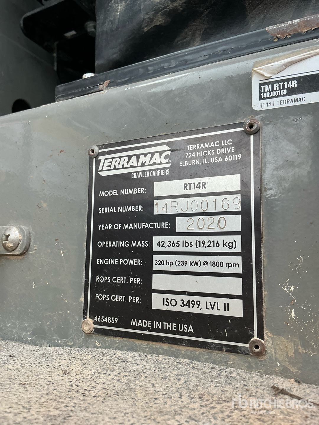 2020 Terramac RT14R
