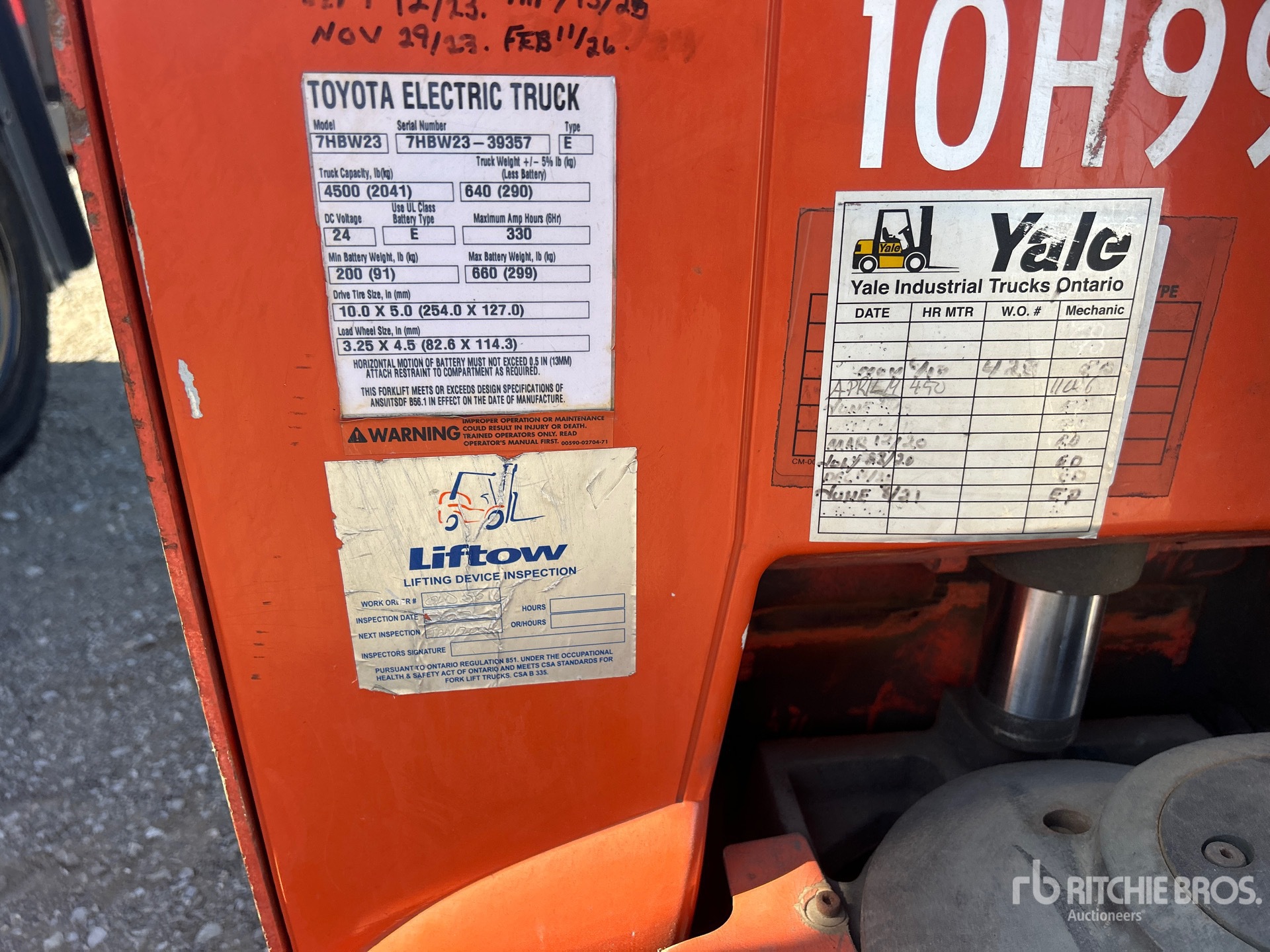 2010 Toyota 7HBW23