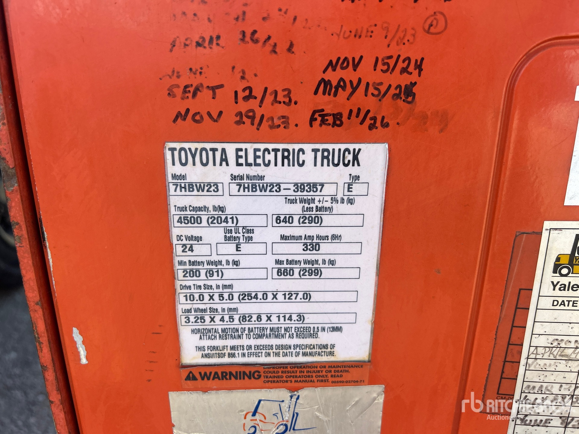 2010 Toyota 7HBW23