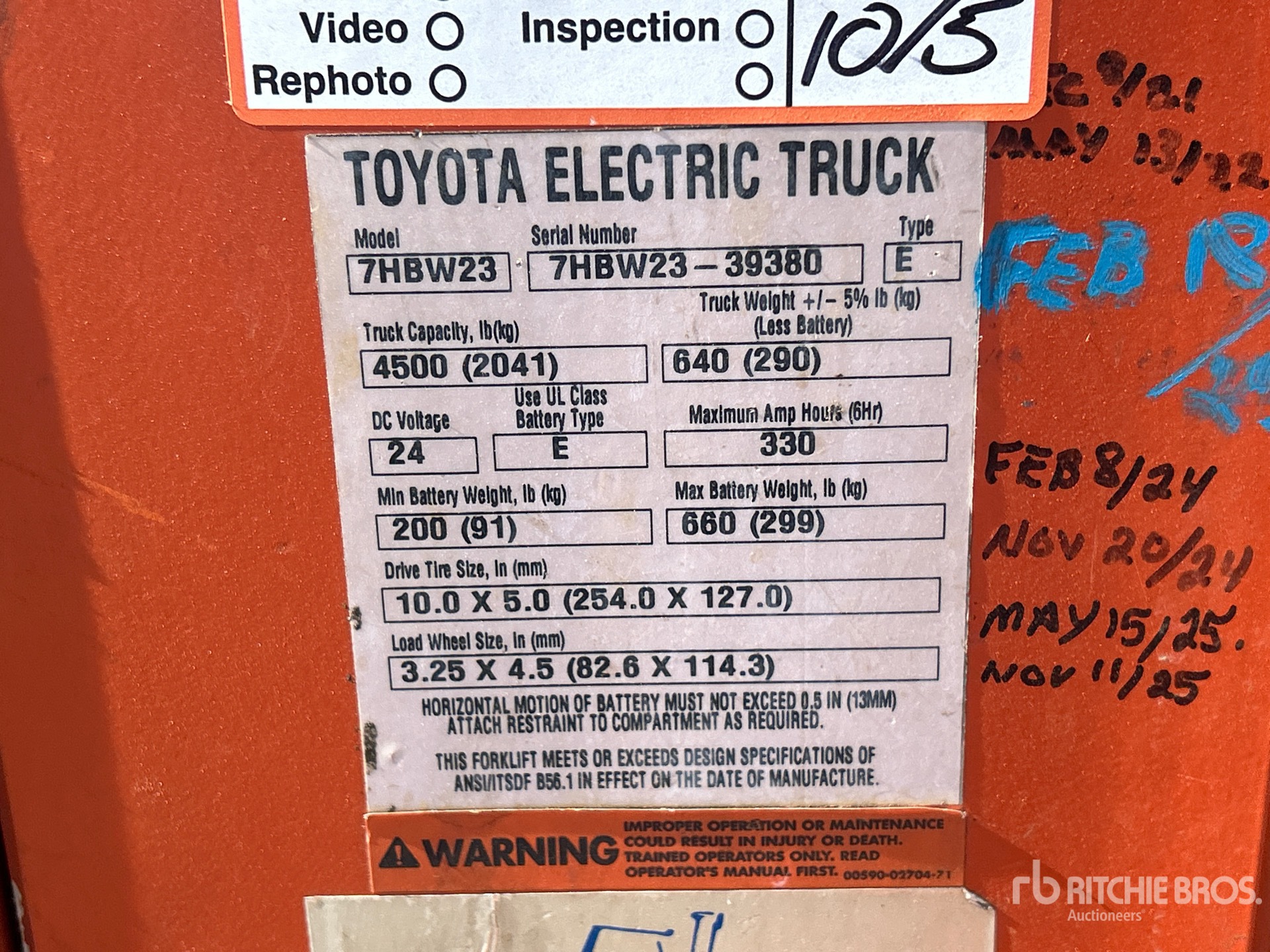 2010 Toyota 7HBW23
