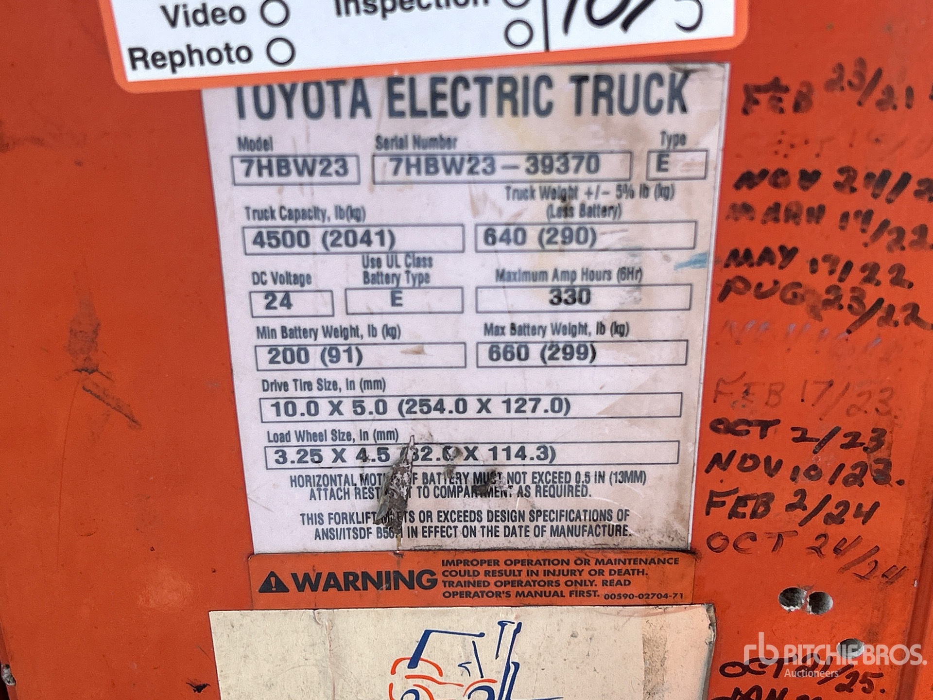 2010 Toyota 7HBW23