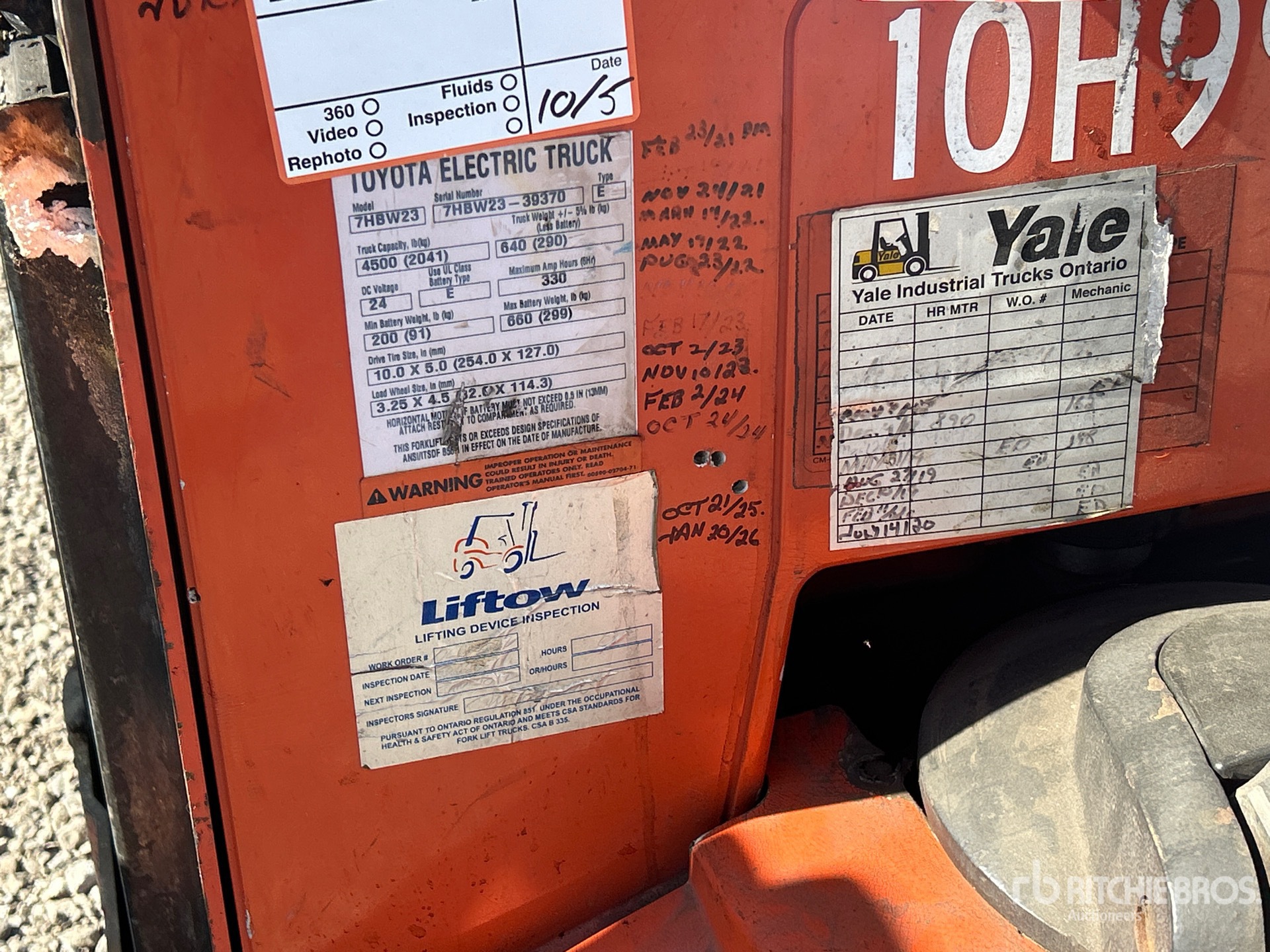 2010 Toyota 7HBW23