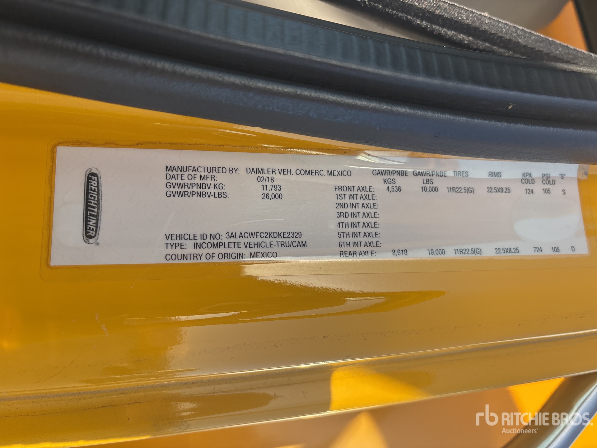 2019 Freightliner M2106