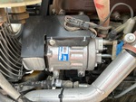 Engine with A/C Compressor