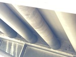 Chassis with Discharge Conveyor Rollers