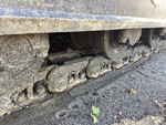 Undercarriage with Left Track Rollers
