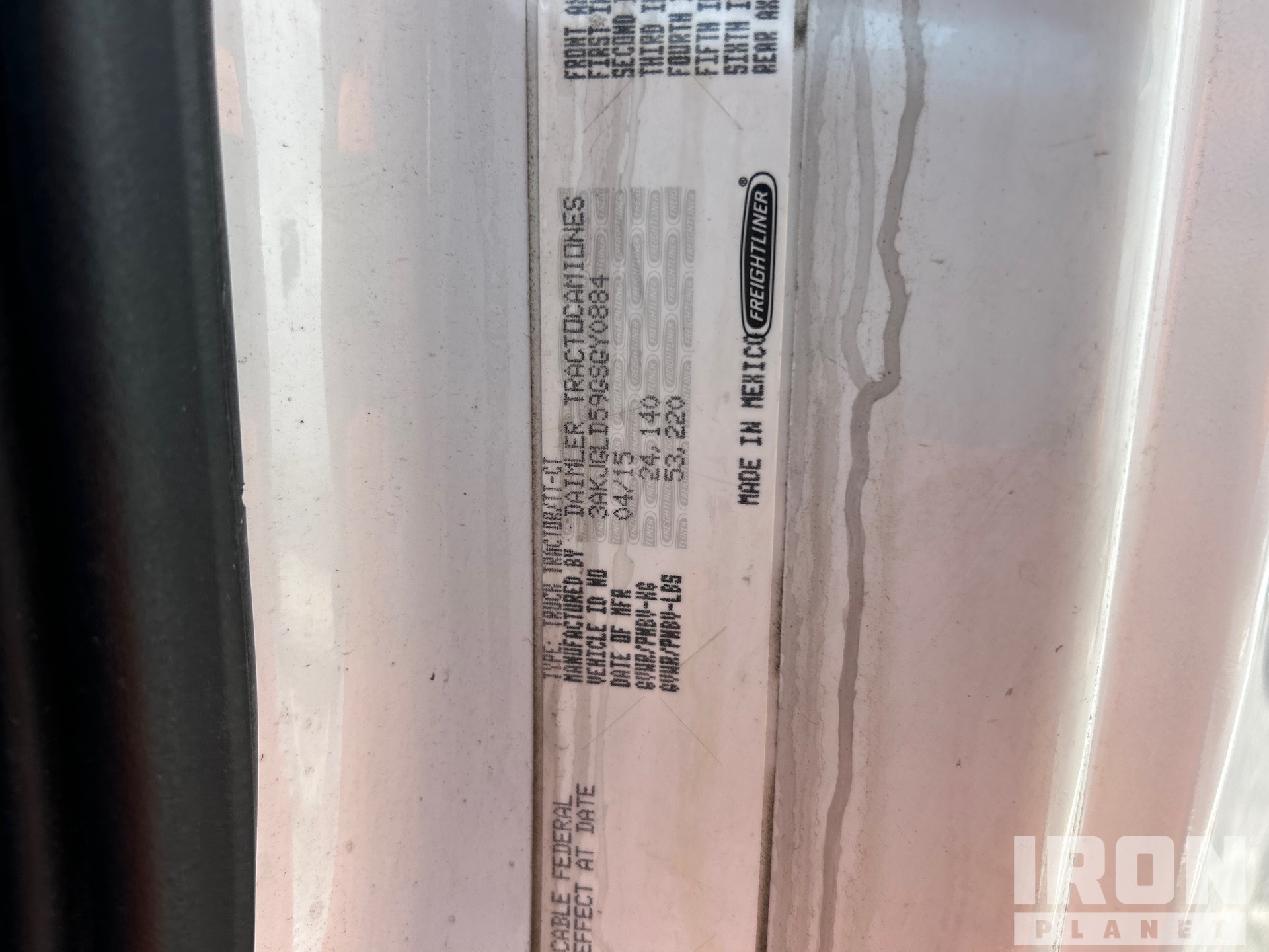 2016 Freightliner CASCADIA 125