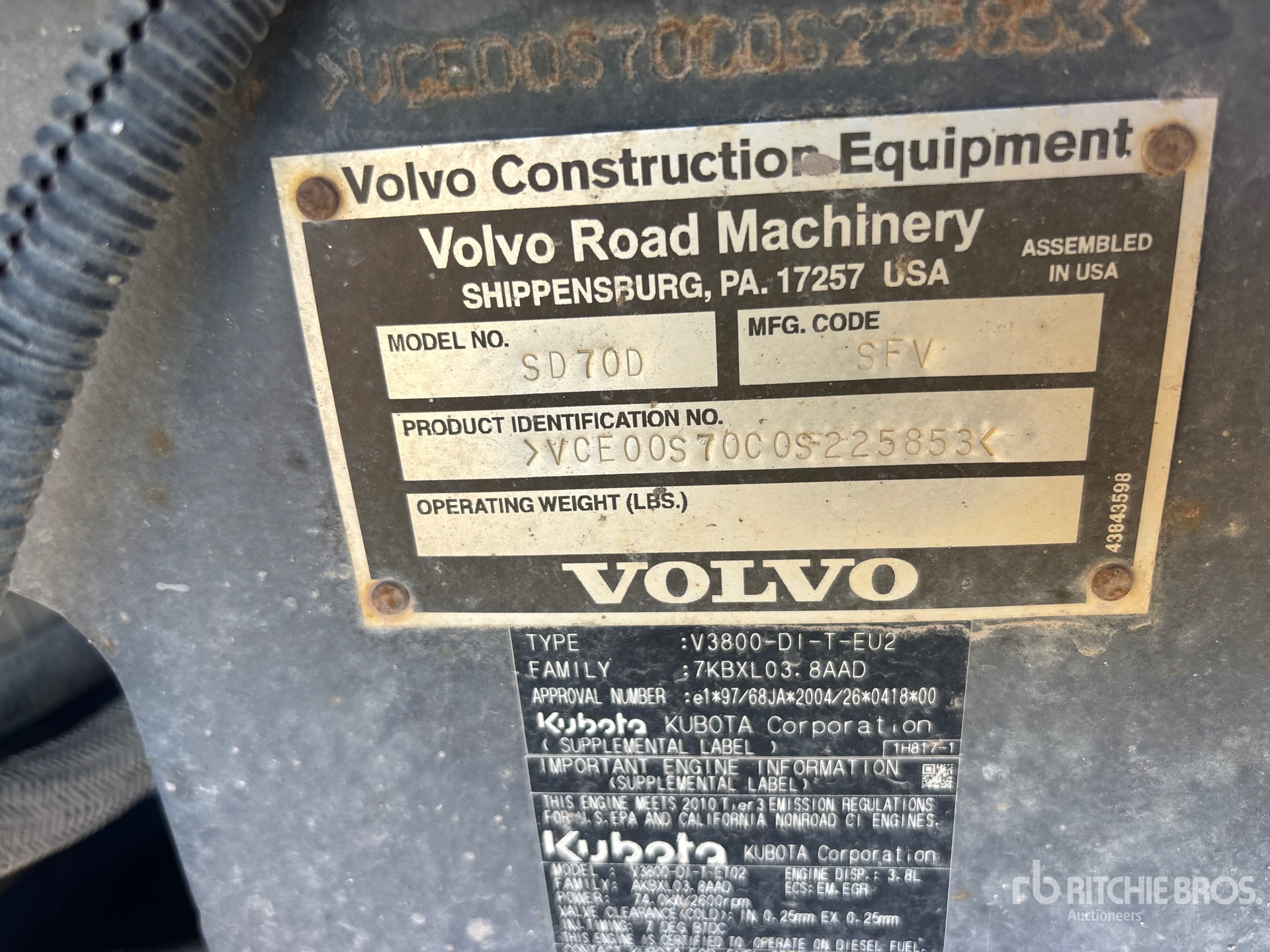 2011 Volvo SD70D