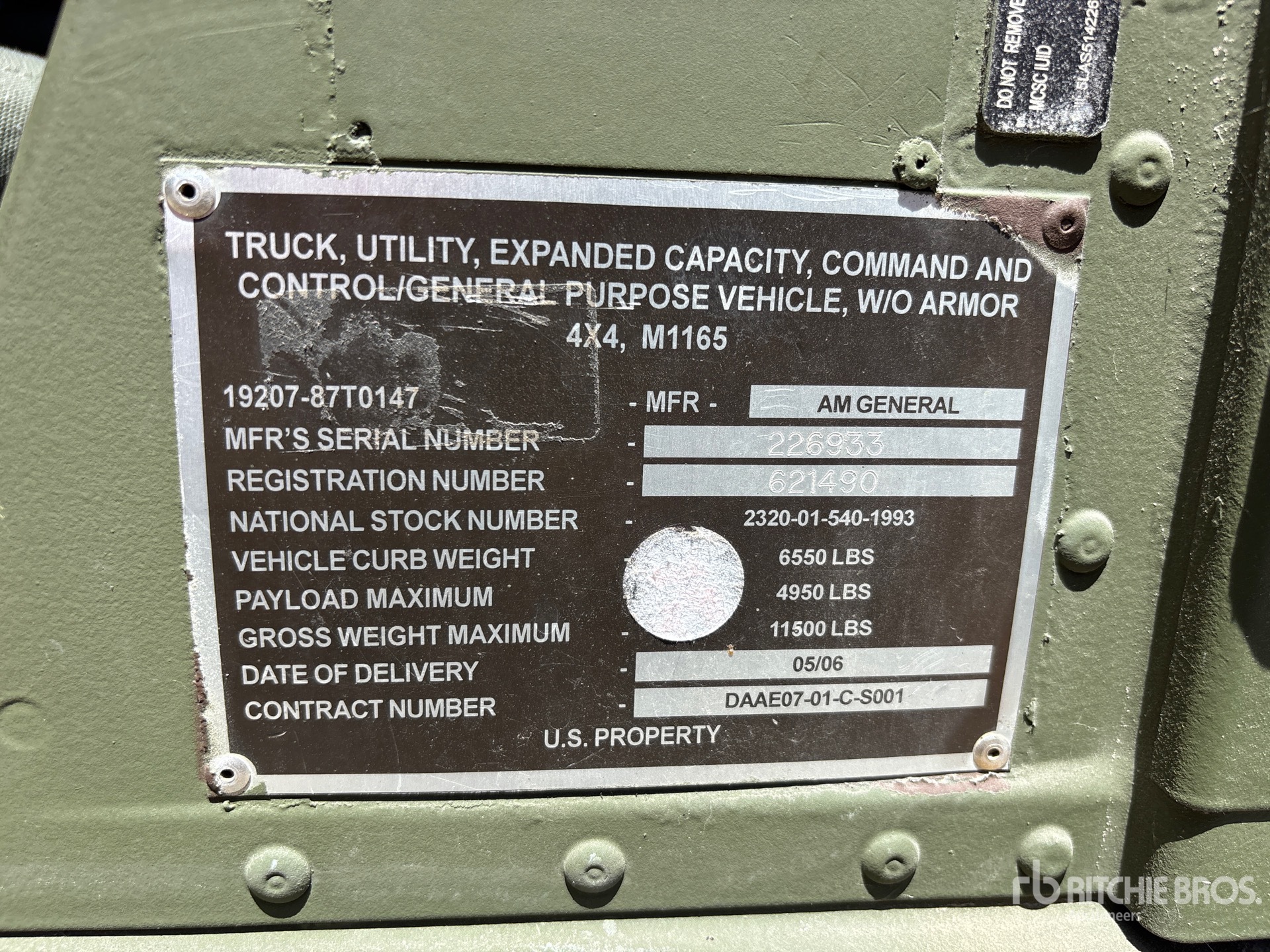 2006 Am General M1165A2