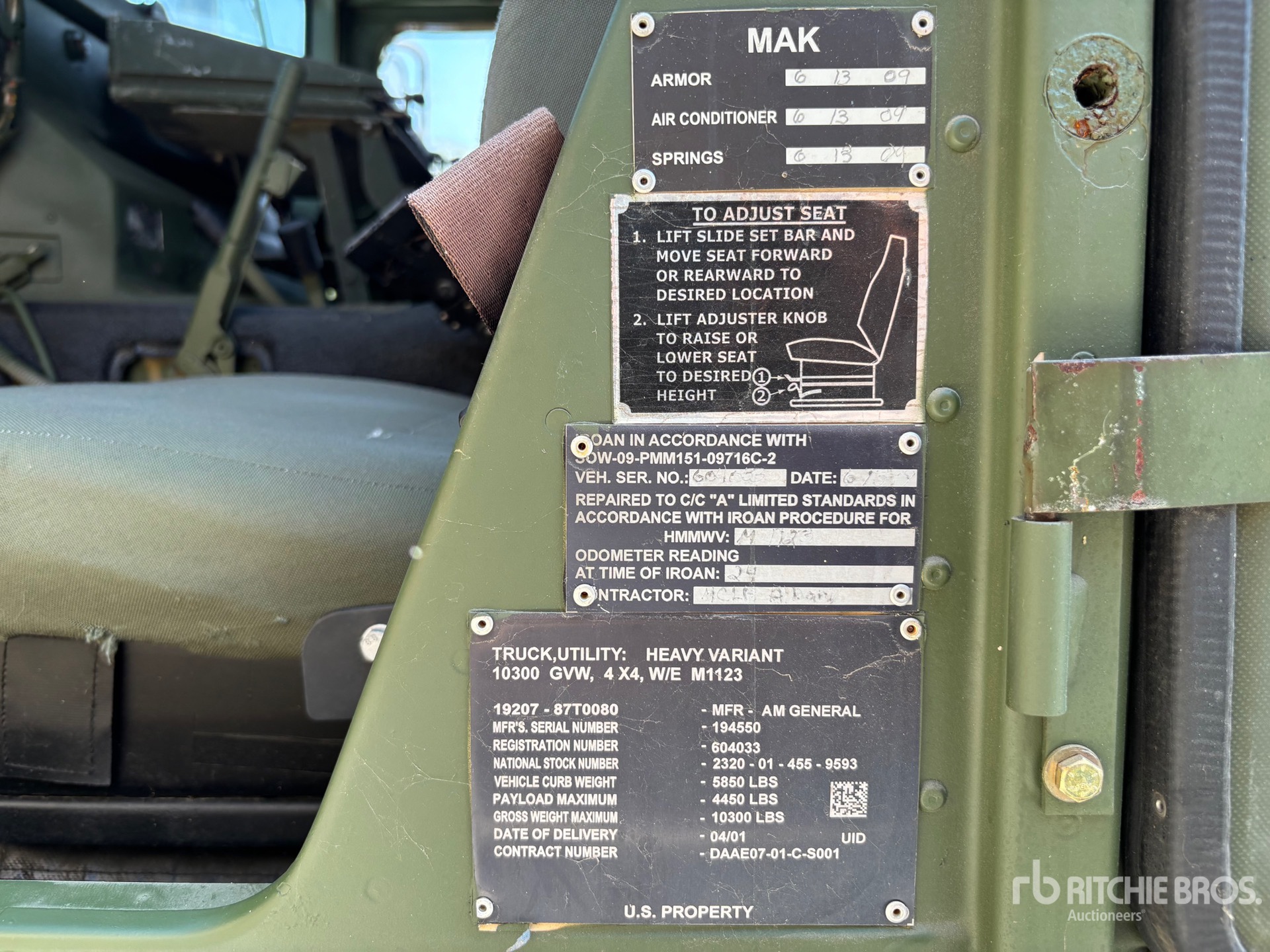 2001 Am General M1123