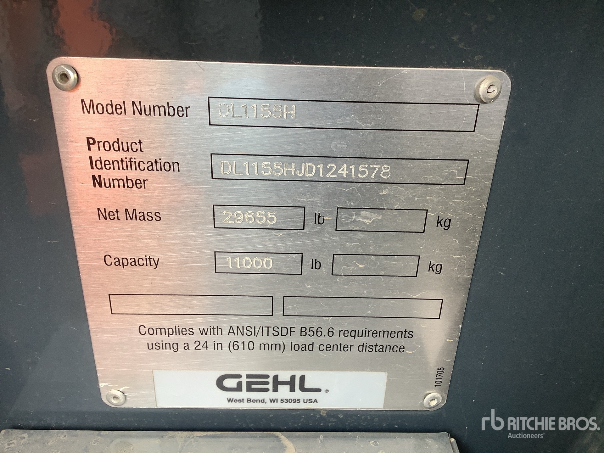 2012 Gehl DL11-55