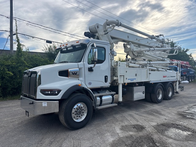 Sany SY32 Z5-200 32 m on 2024 Western Star 47X 6x4 Concrete Pump Truck Sany SY32 Z5-200 32 m on 2024 Western Star 47X 6x4 Concrete Pump Truck
