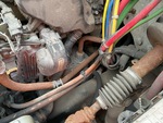 Engine with Air Compressor