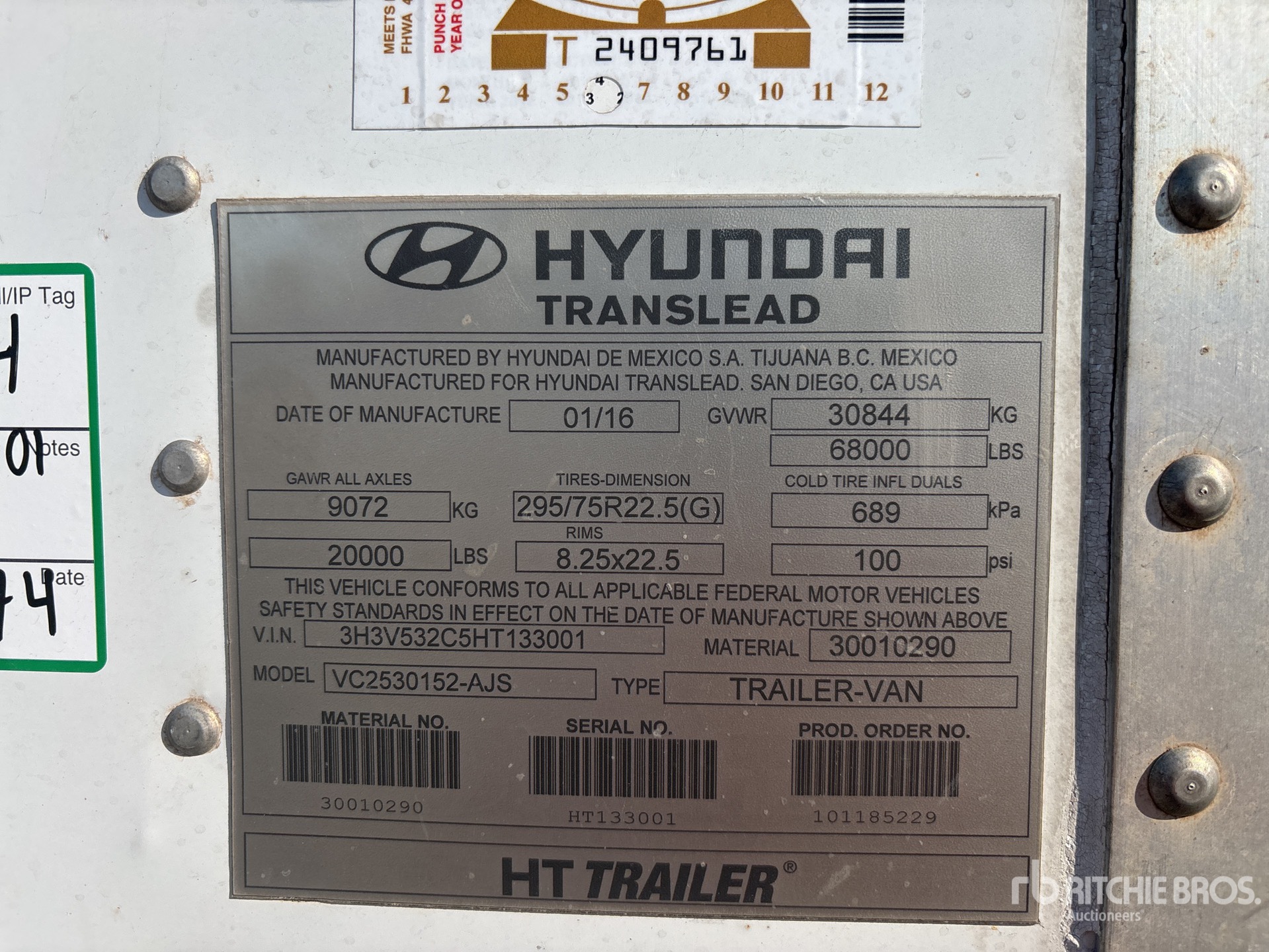 2017 Hyundai VC2530152-AJS