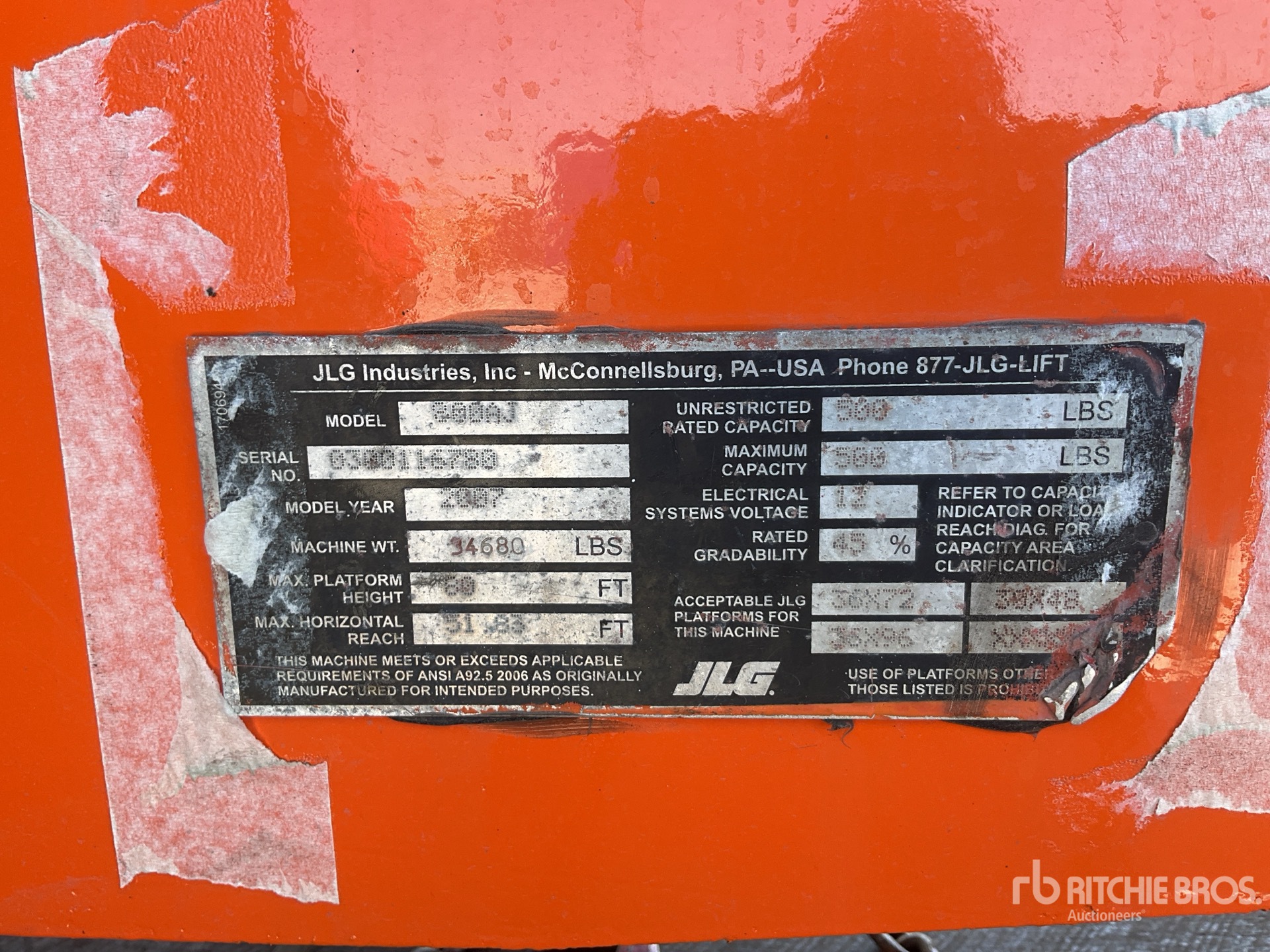 Photo of 2007 JLG 800AJ