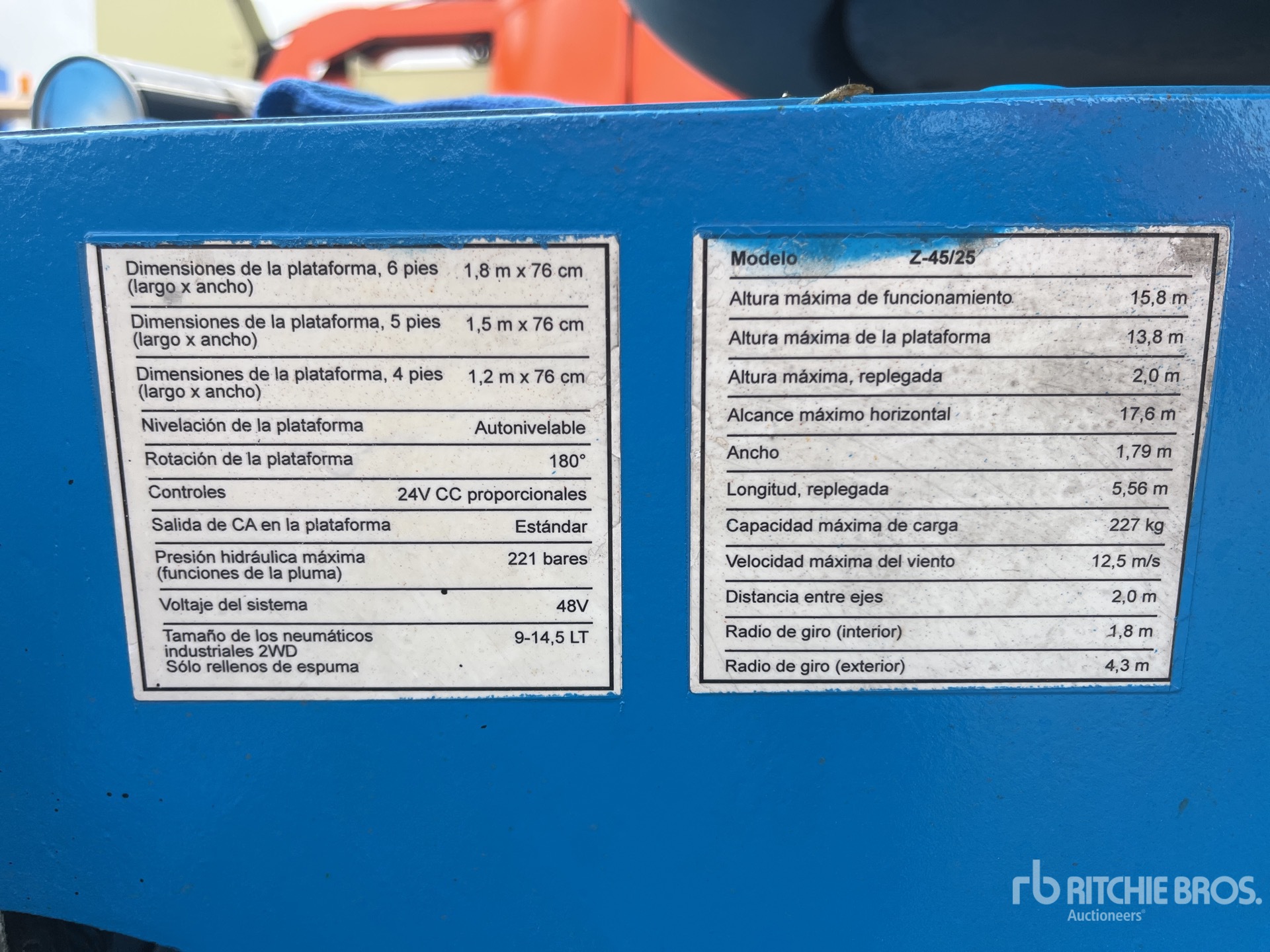 2007 Genie Z45/25