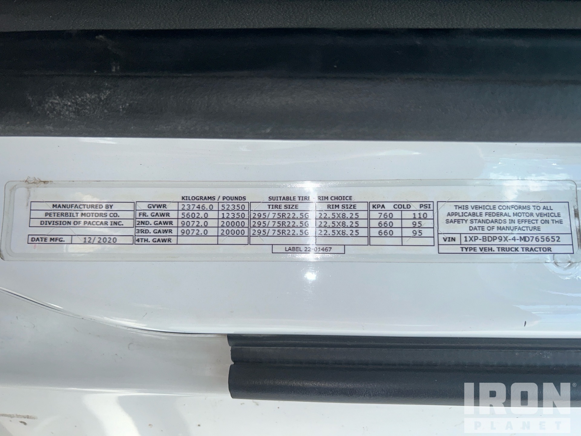 2021 Peterbilt 579