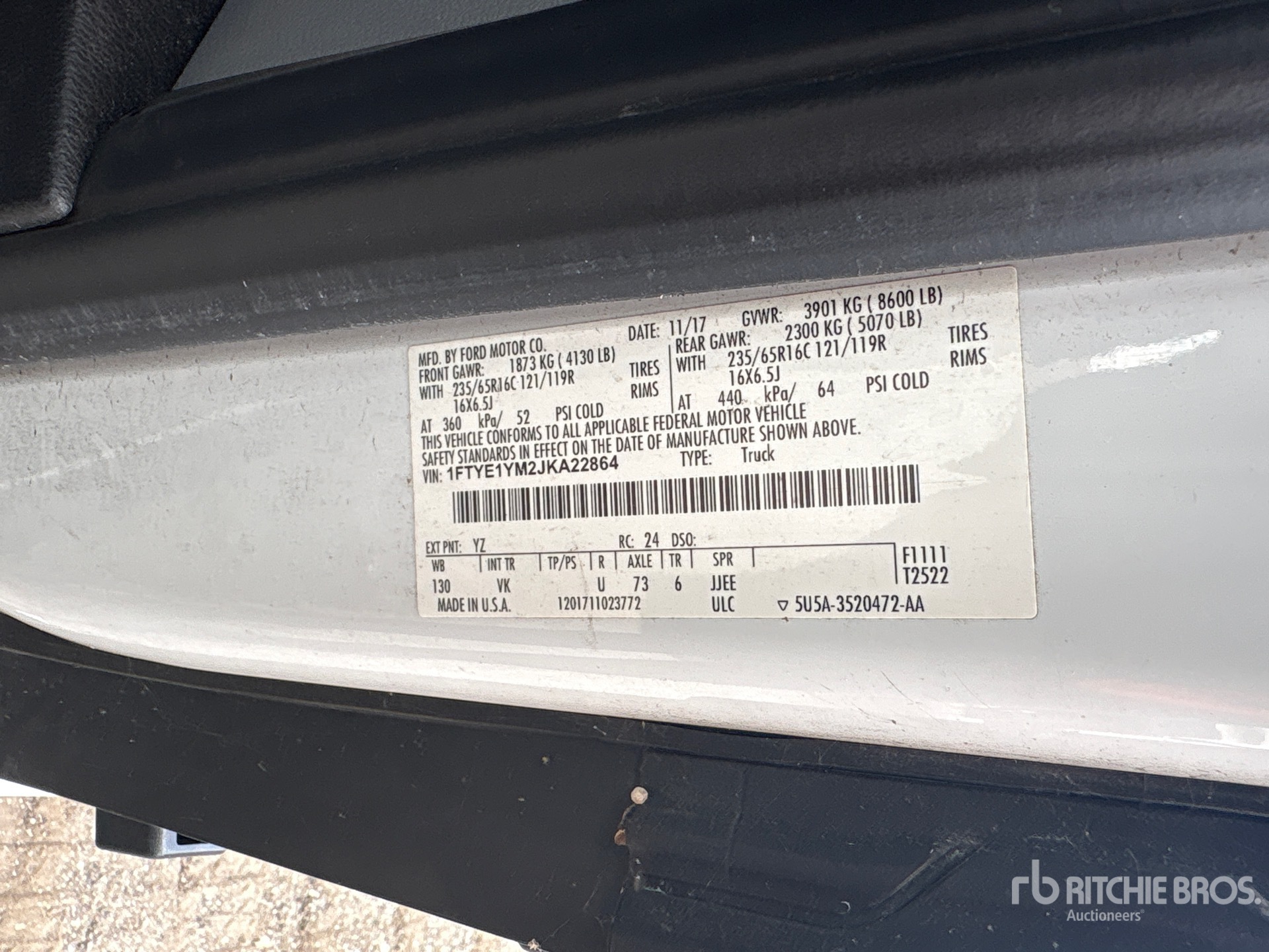 2018 Ford TRANSIT 150