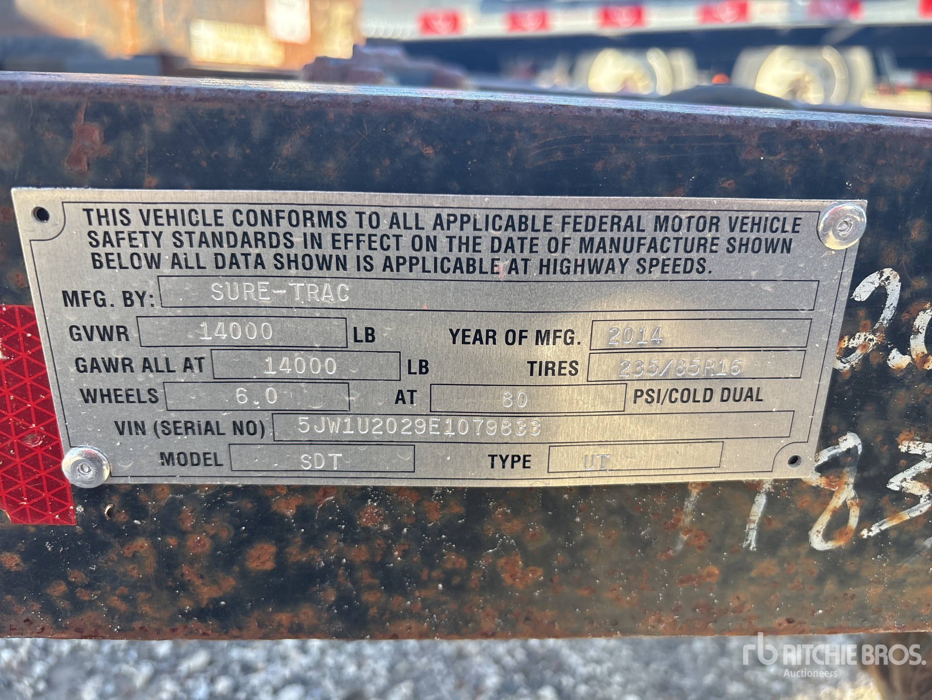 2014 Sure-Trac 20 ft T/A